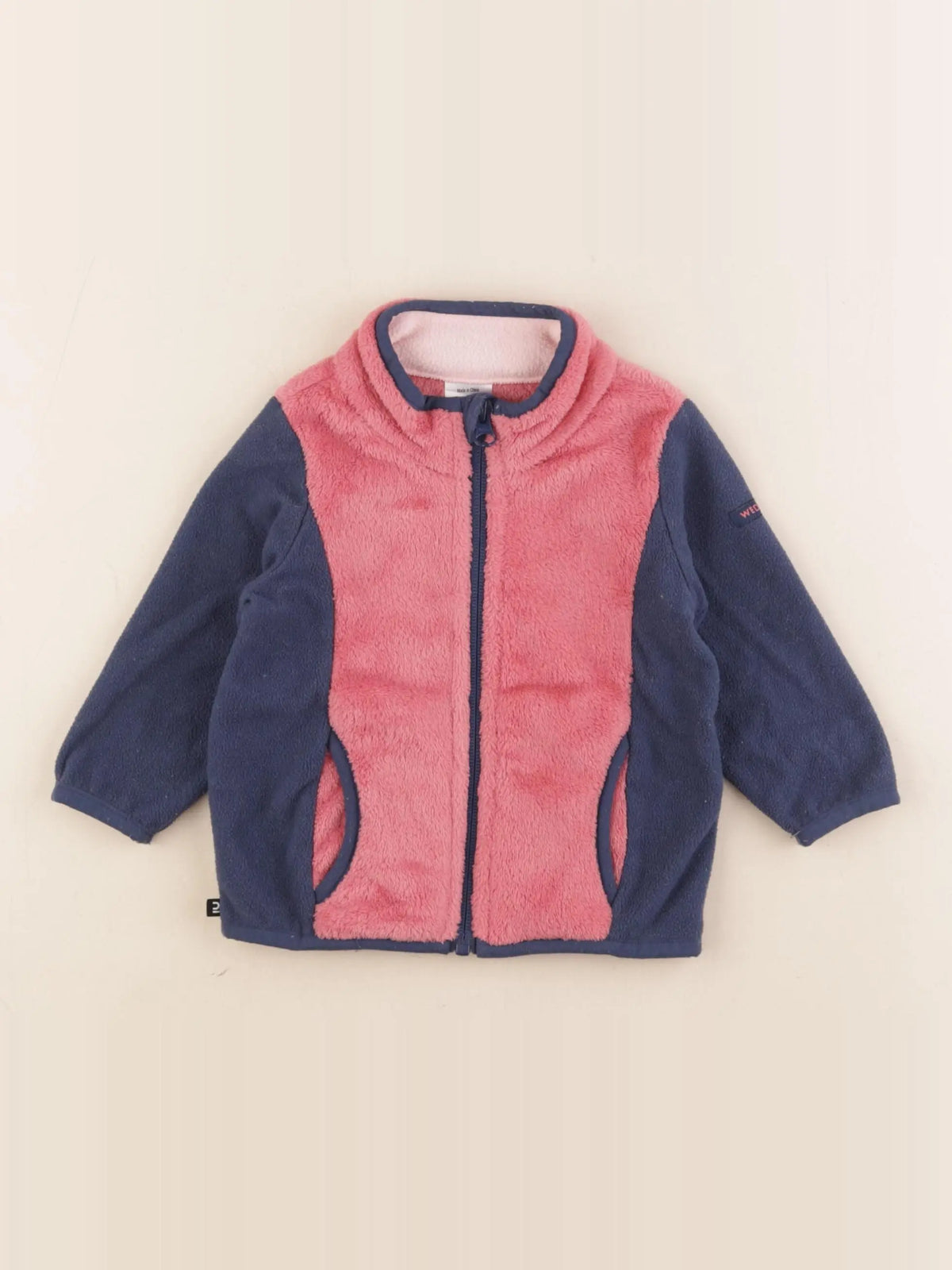 Decathlon ski - polaire bleu, rose - 12 mois