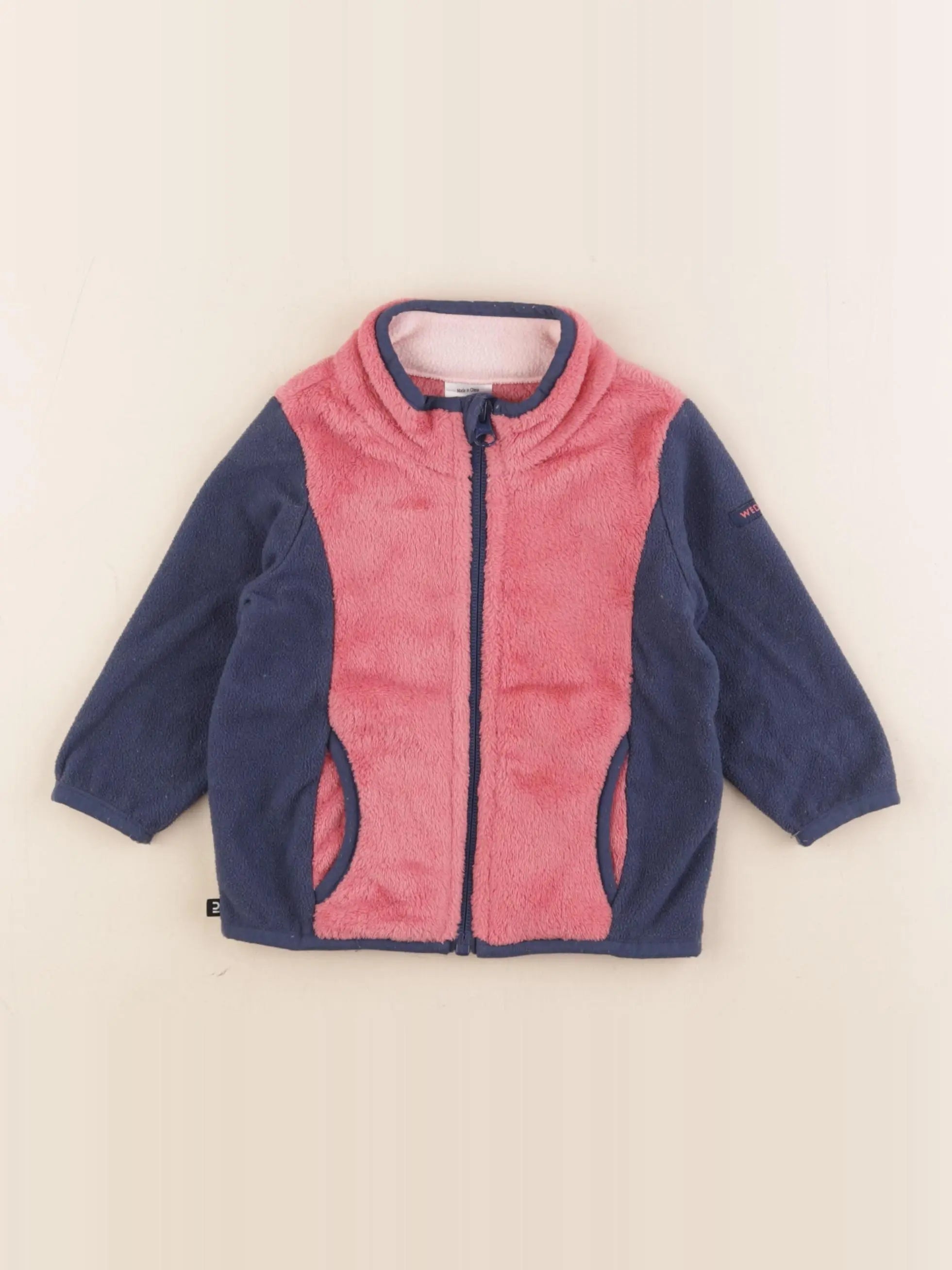 Decathlon ski - polaire bleu, rose - 12 mois