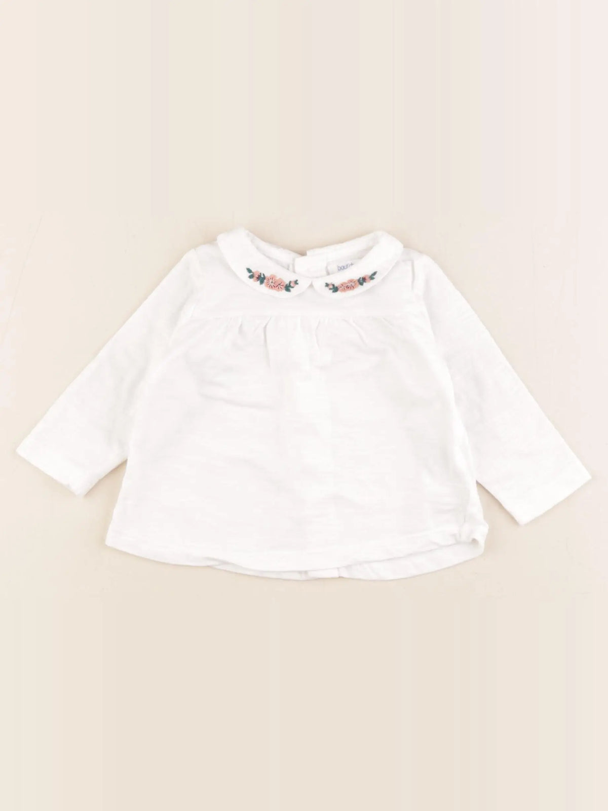 Boutchou - tee-shirt blanc - 6 mois