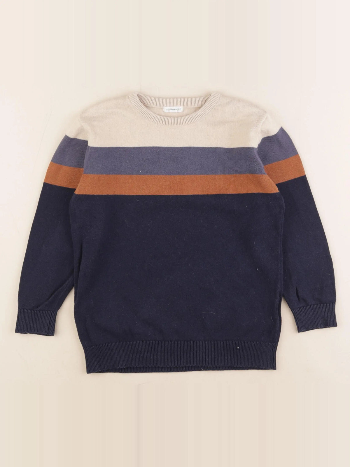 Vertbaudet - pull bleu - 8 ans