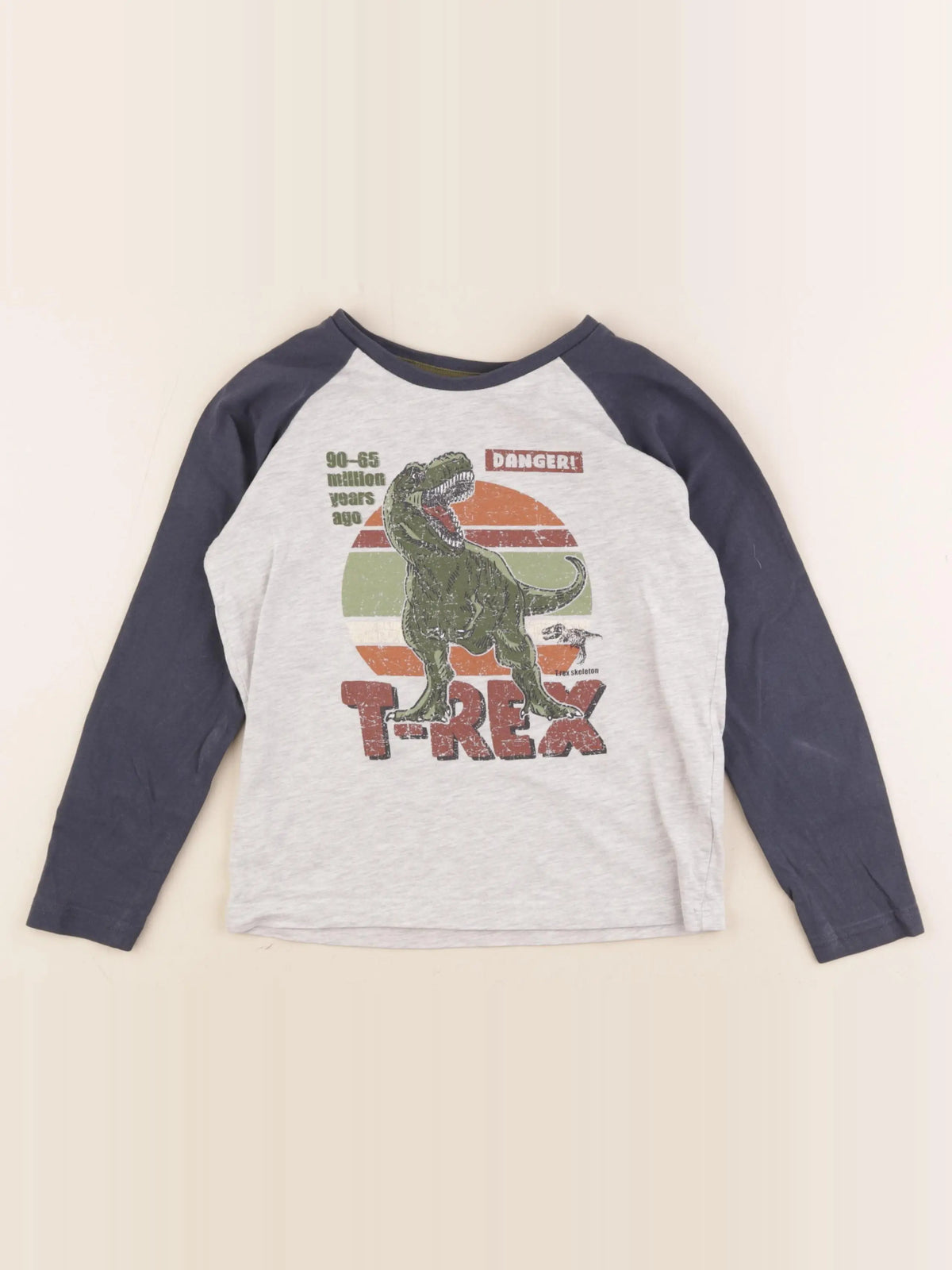 Vertbaudet - tee-shirt bleu - 8 ans