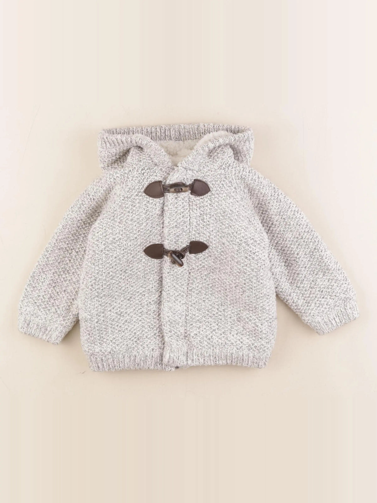 Vertbaudet - veste gris - 2 ans