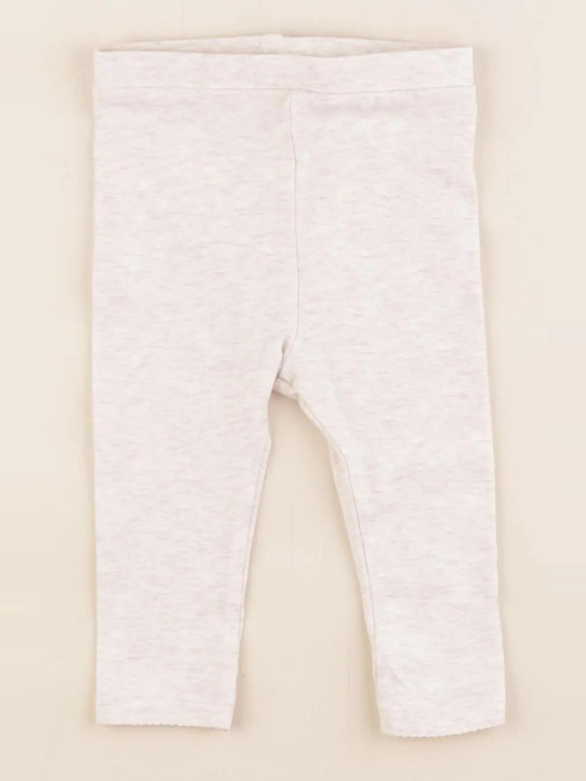 Vertbaudet - legging beige - 9 mois