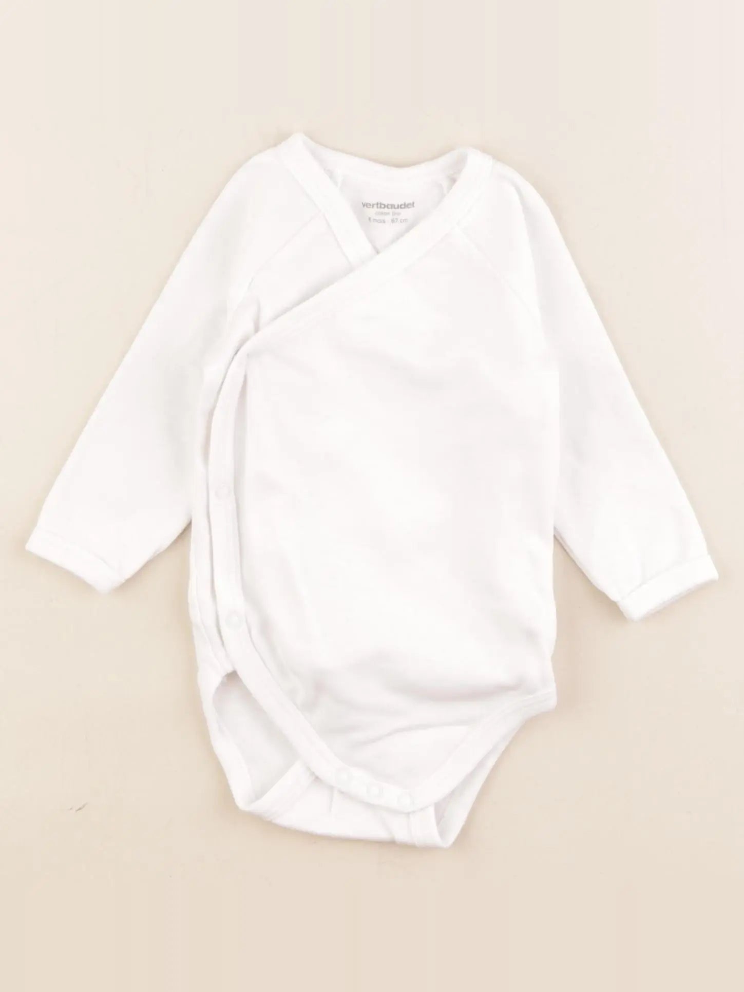 Vertbaudet - body blanc - 6 mois