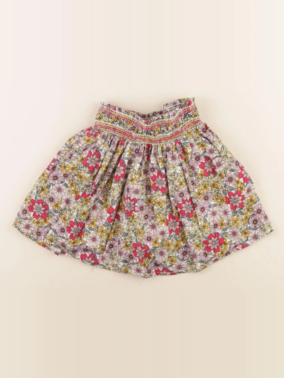 Monoprix - jupe rouge - 5 ans