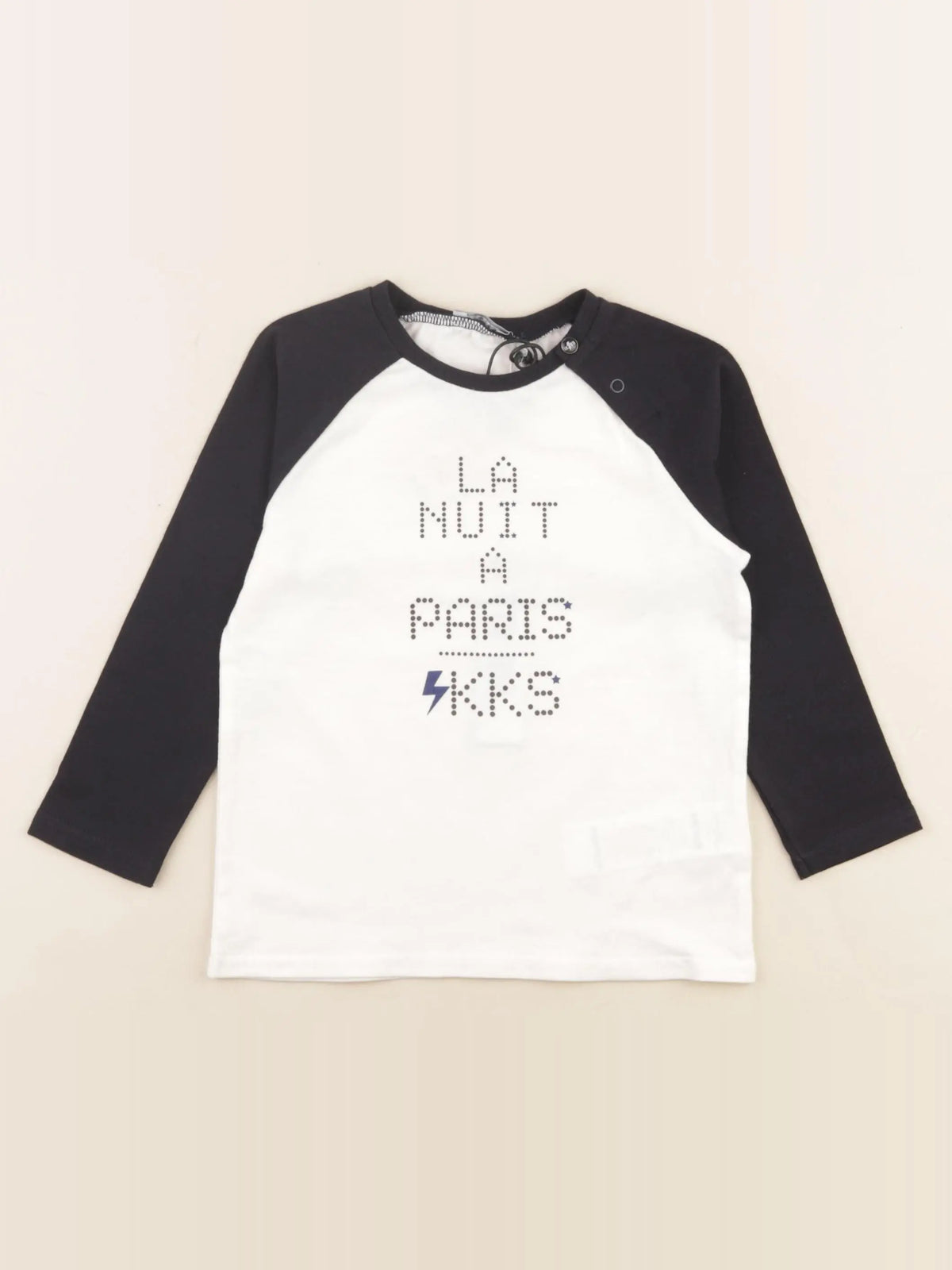 IKKS - tee-shirt bleu - 2 ans