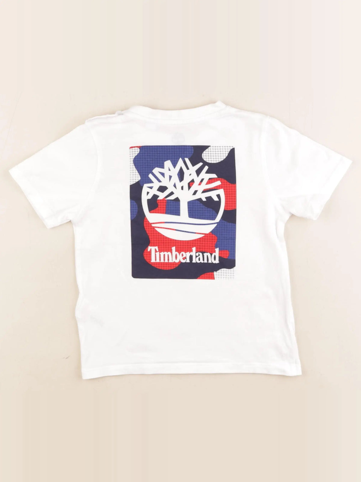 Timberland - tee-shirt imprimé au dos blanc - 3 ans