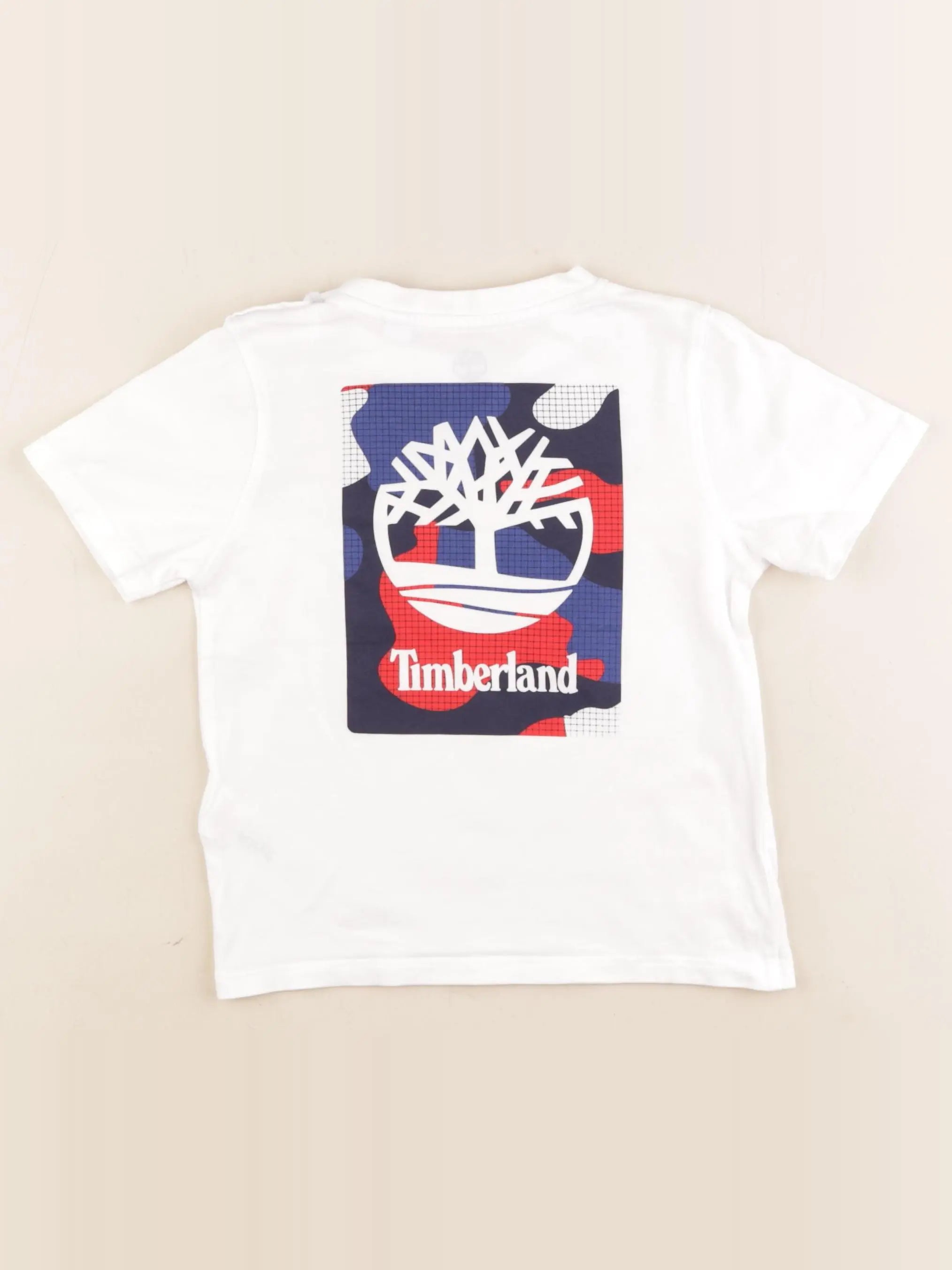 Timberland - tee-shirt imprimé au dos blanc - 3 ans