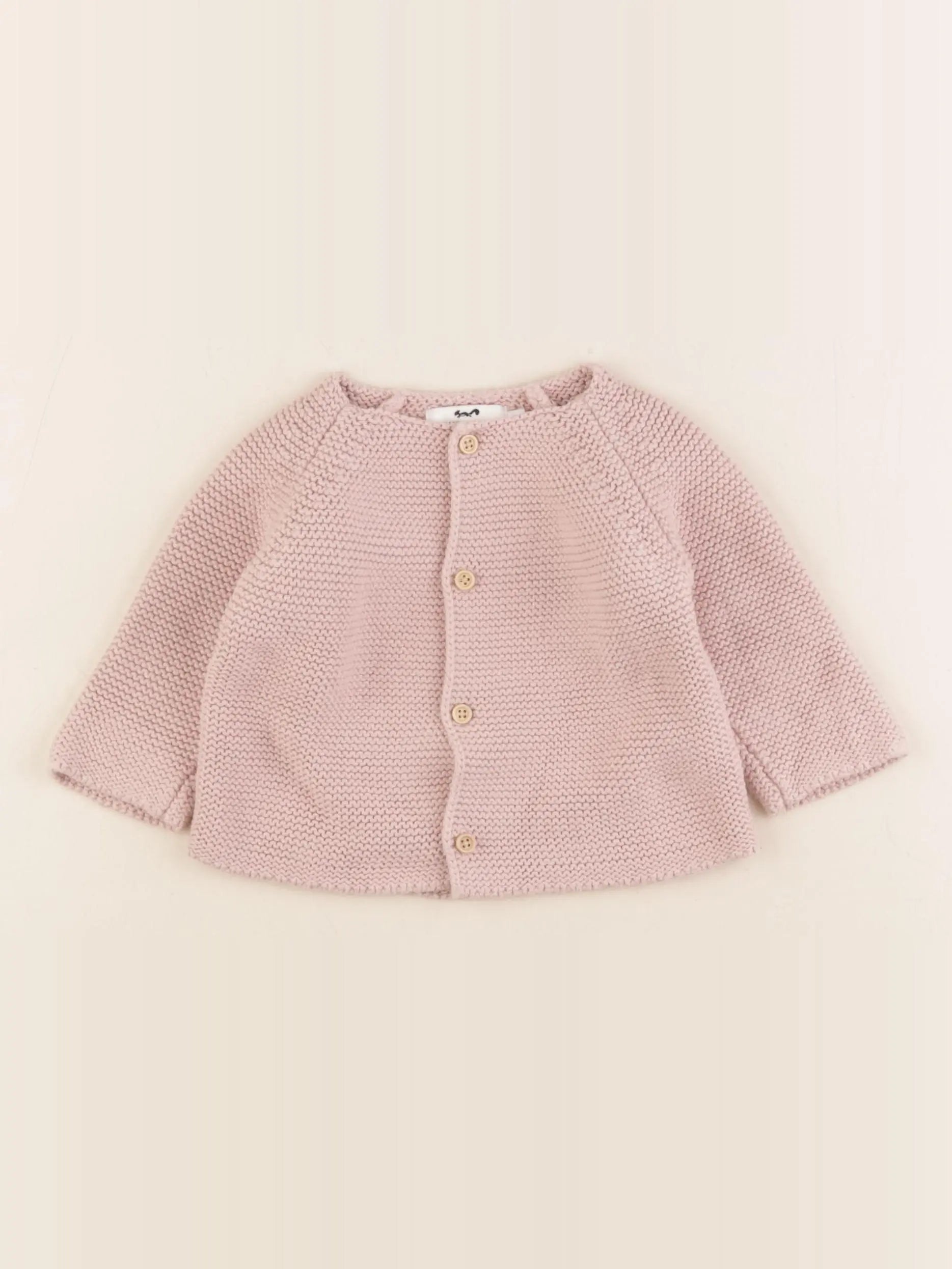Cyrillus - gilet rose - 6 mois