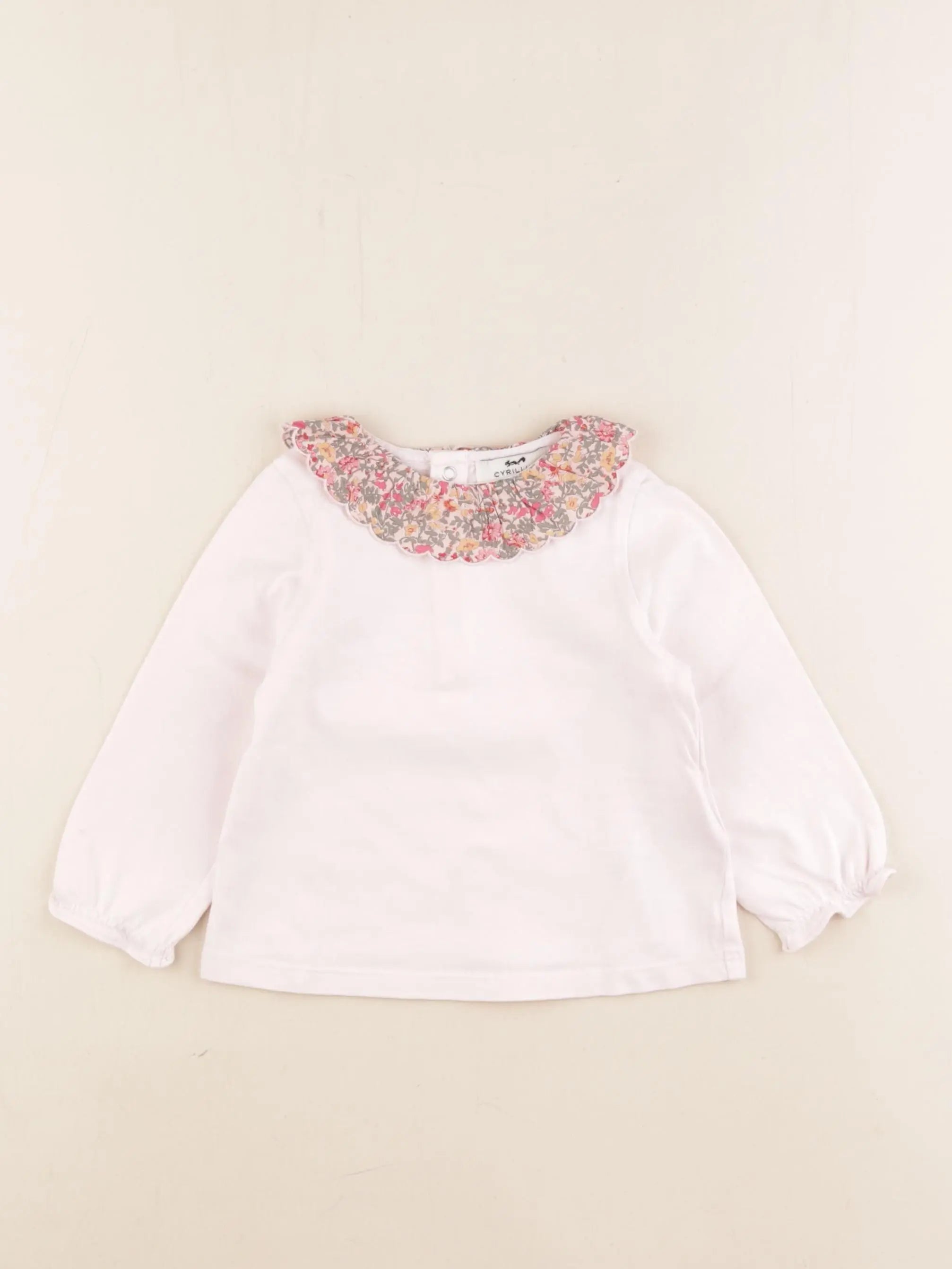 Cyrillus - tee-shirt rose - 18 mois