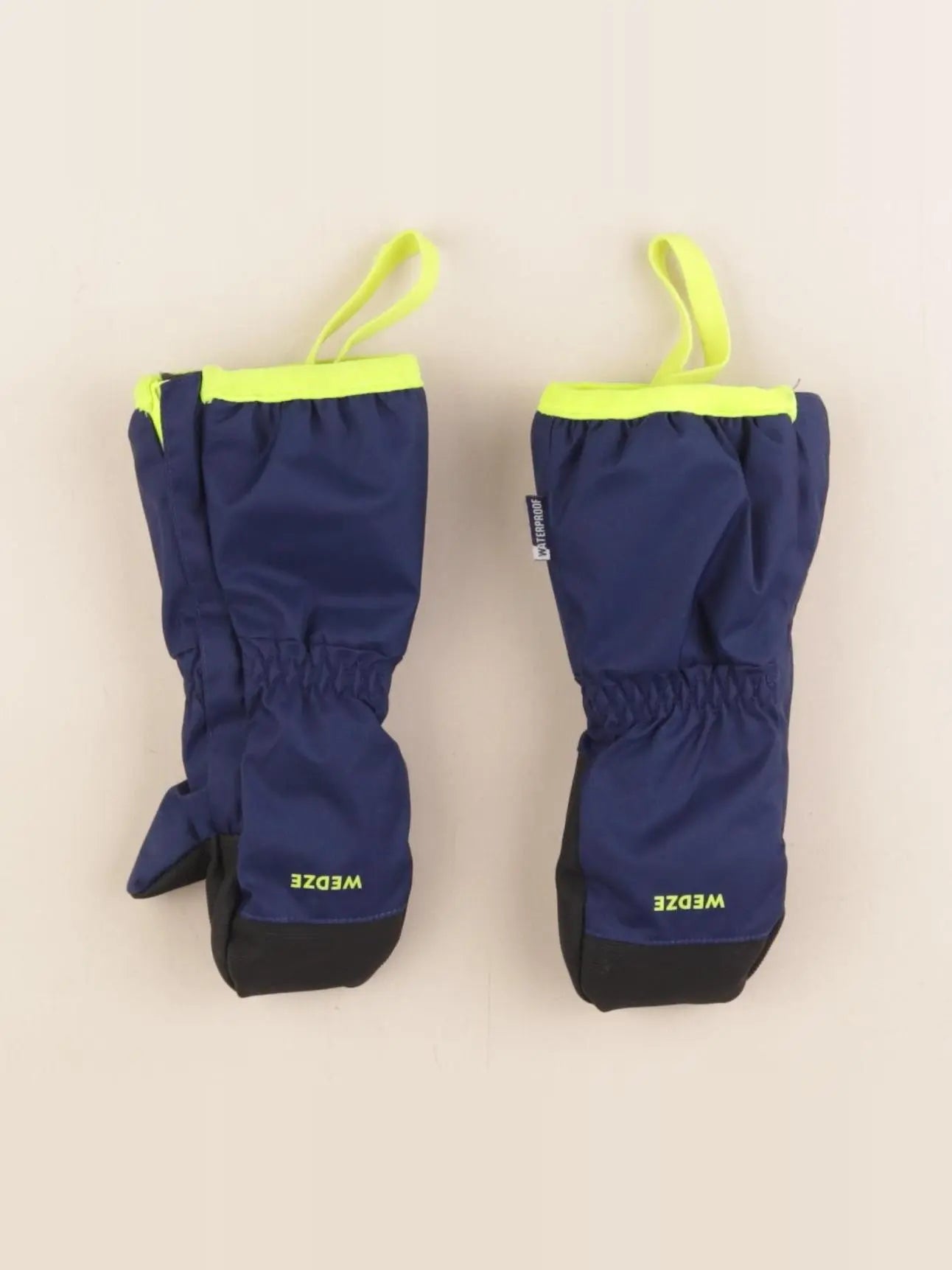 Decathlon ski - gants de ski bleu - 3/4 ans