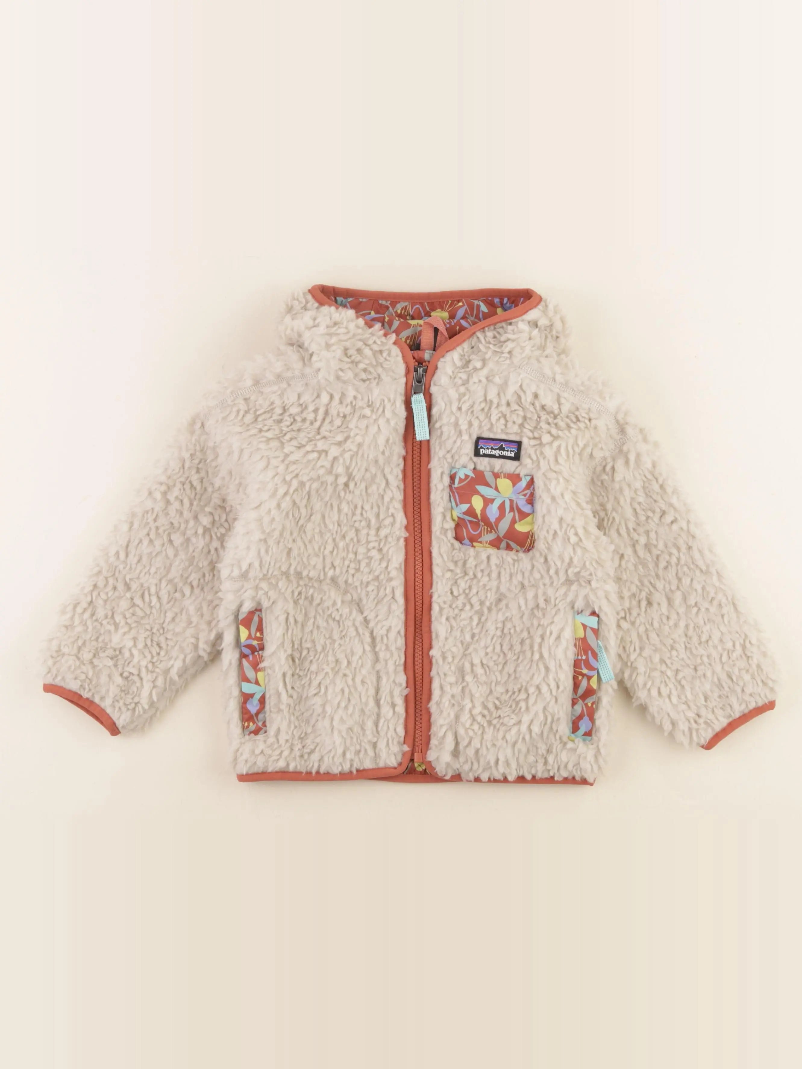 Patagonia - veste doublé beige - 2 ans