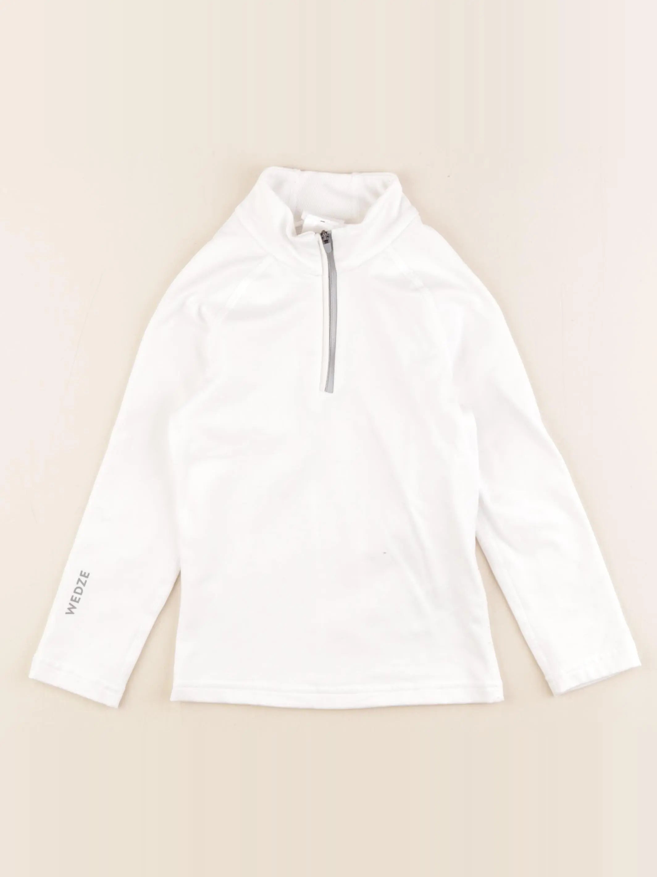 Decathlon ski - sous-pull technique blanc - 4 ans
