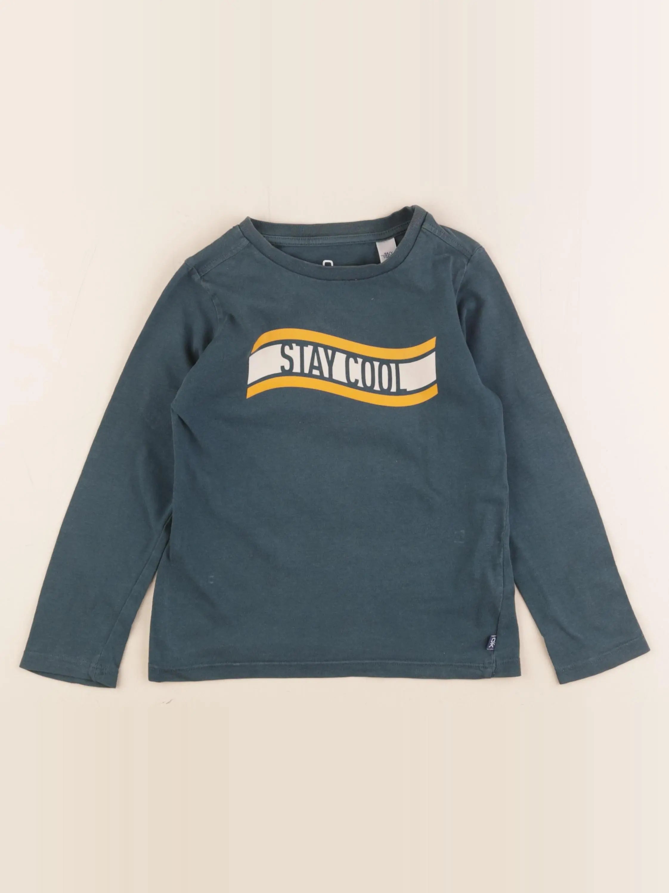 Okaidi - tee-shirt vert - 4 ans