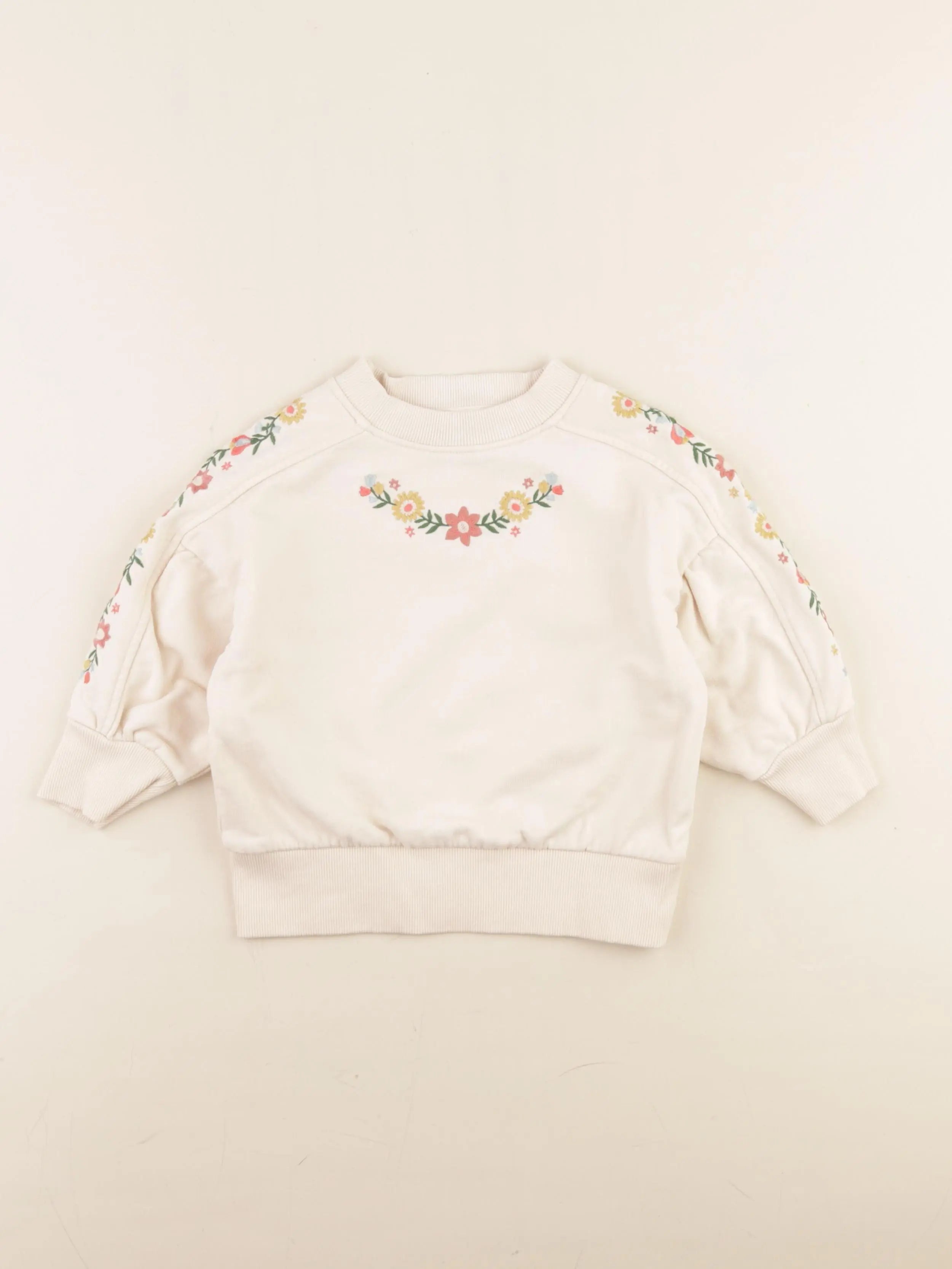 Monoprix - sweat beige - 3 ans