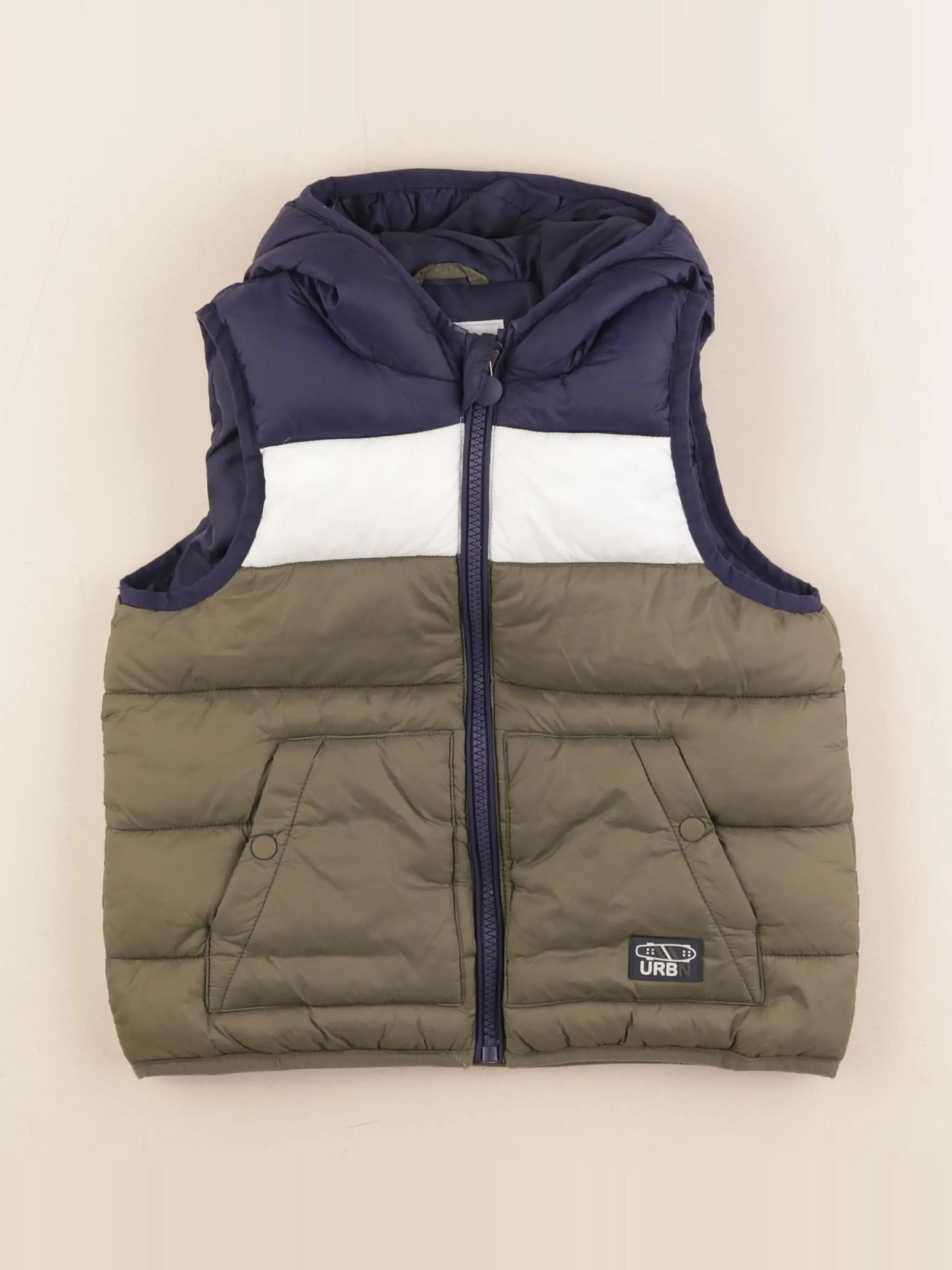 Vertbaudet - doudoune vert - 4 ans