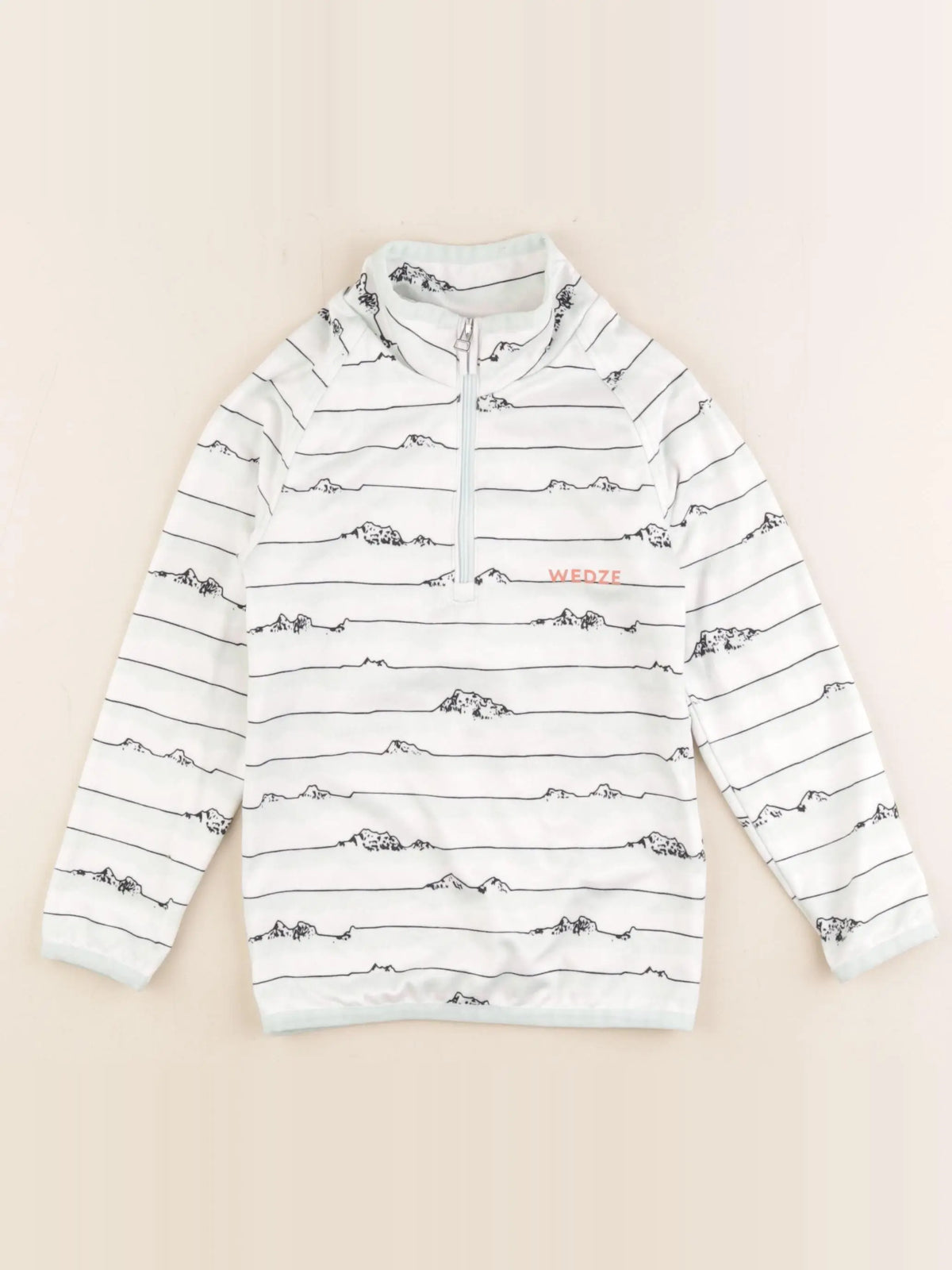 Decathlon ski - sous-pull technique vert - 4 ans