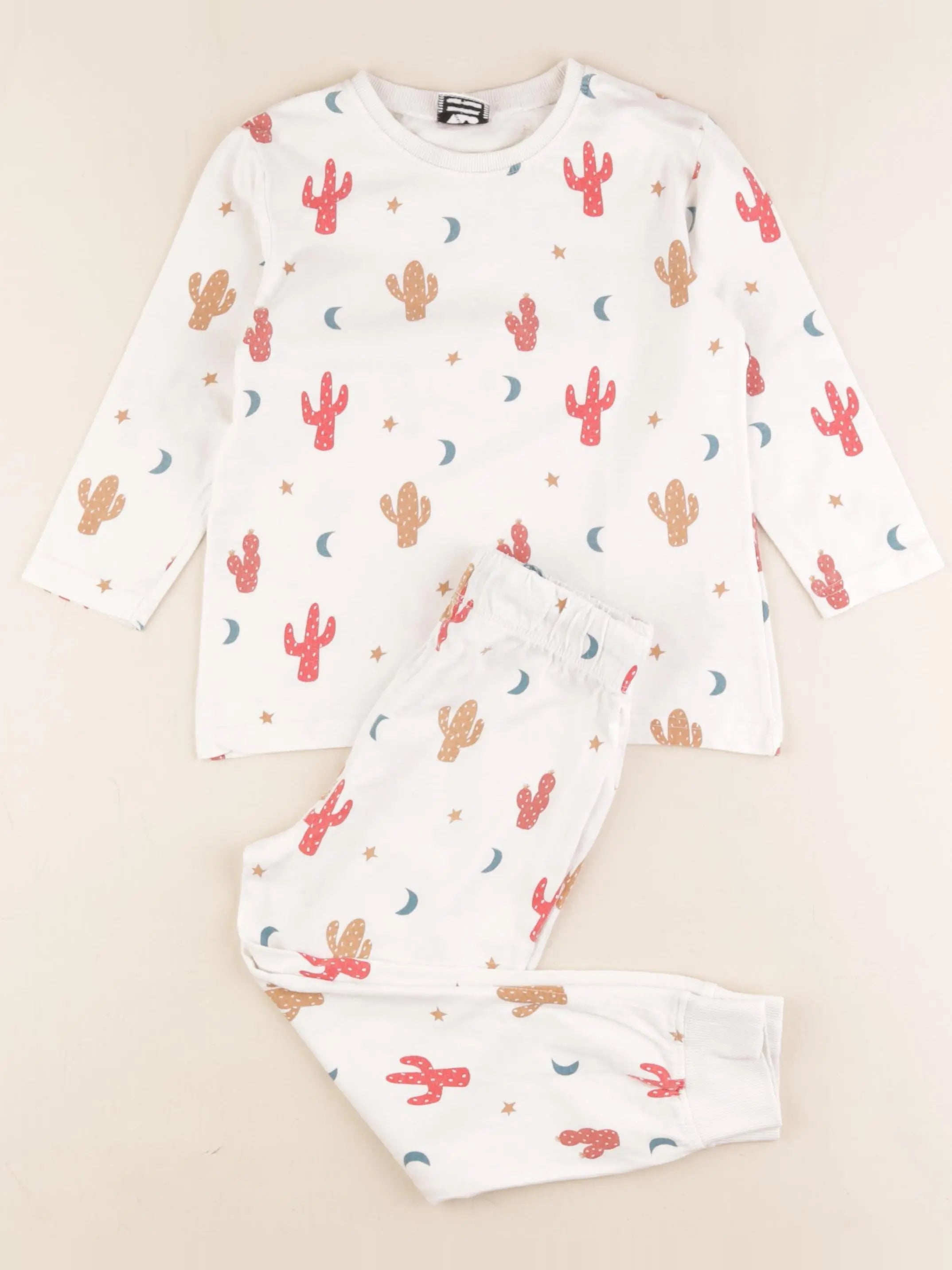 Tape à l'oeil - pyjama coton blanc - 4 ans