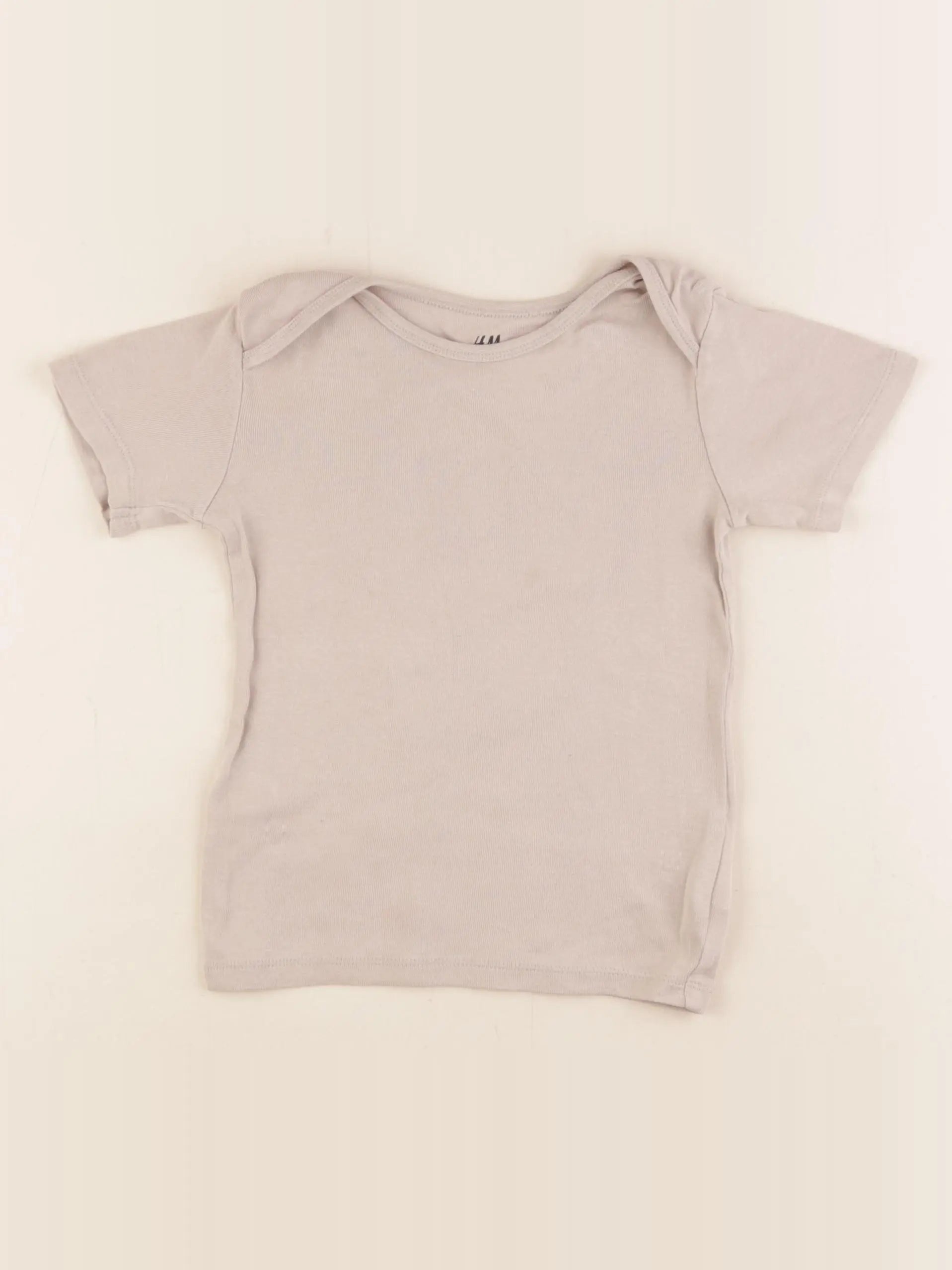 H&M - tee-shirt beige - 12/18 mois