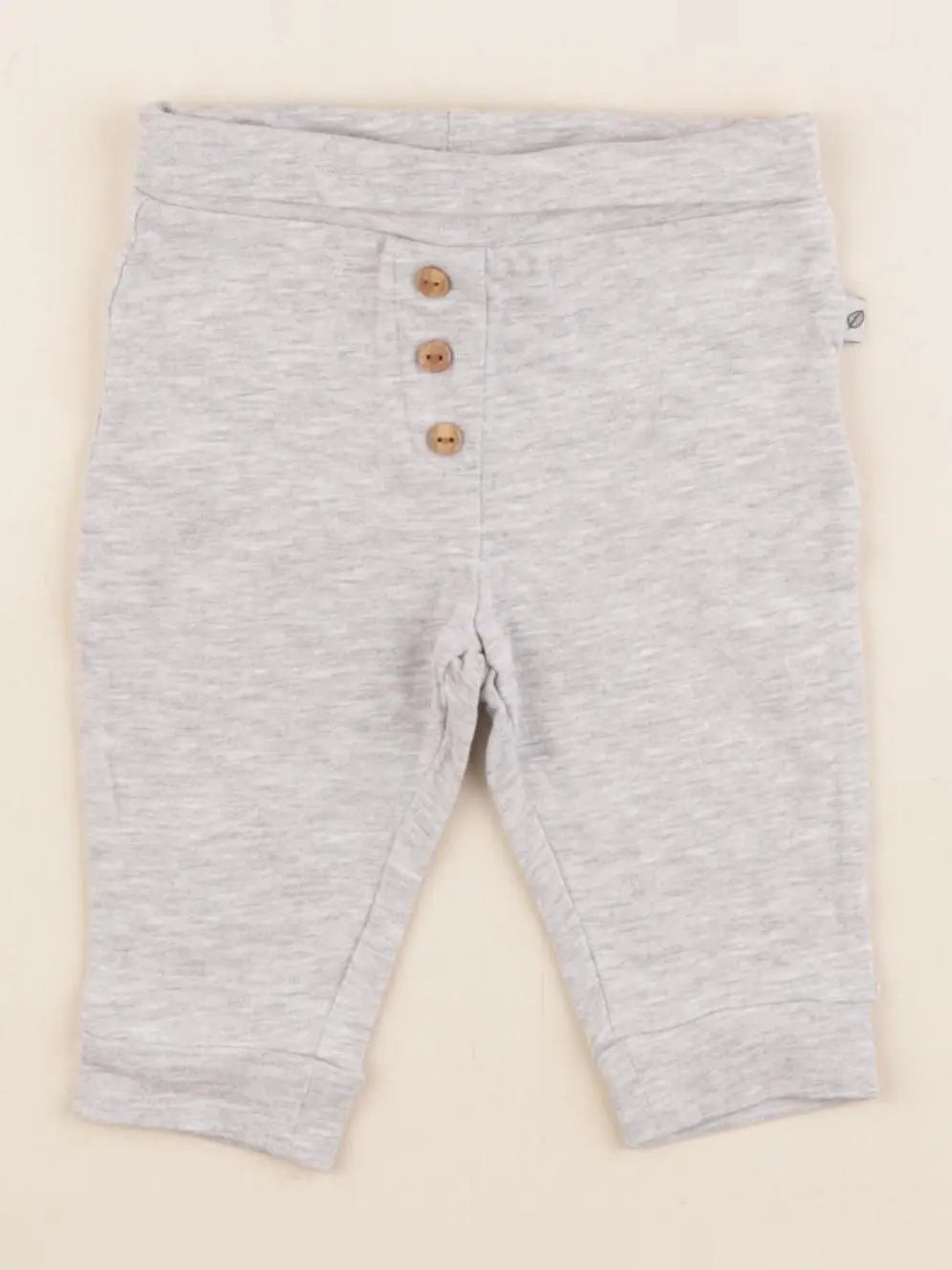 Vertbaudet - legging gris - 3 mois