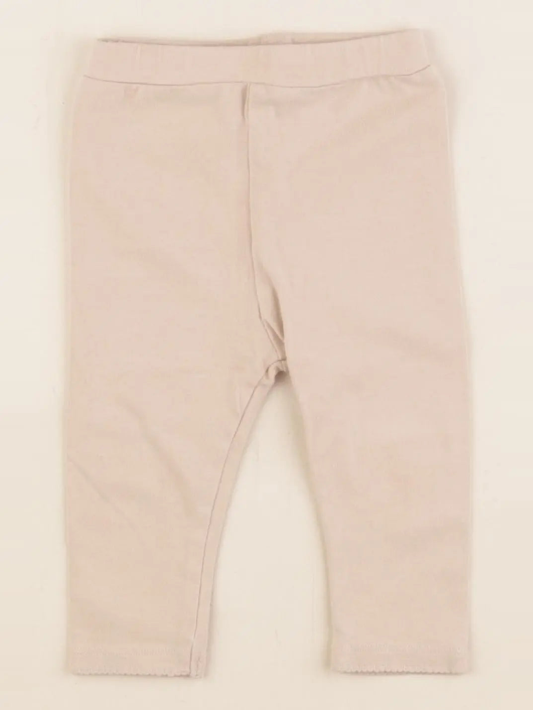 Vertbaudet - legging beige - 9 mois