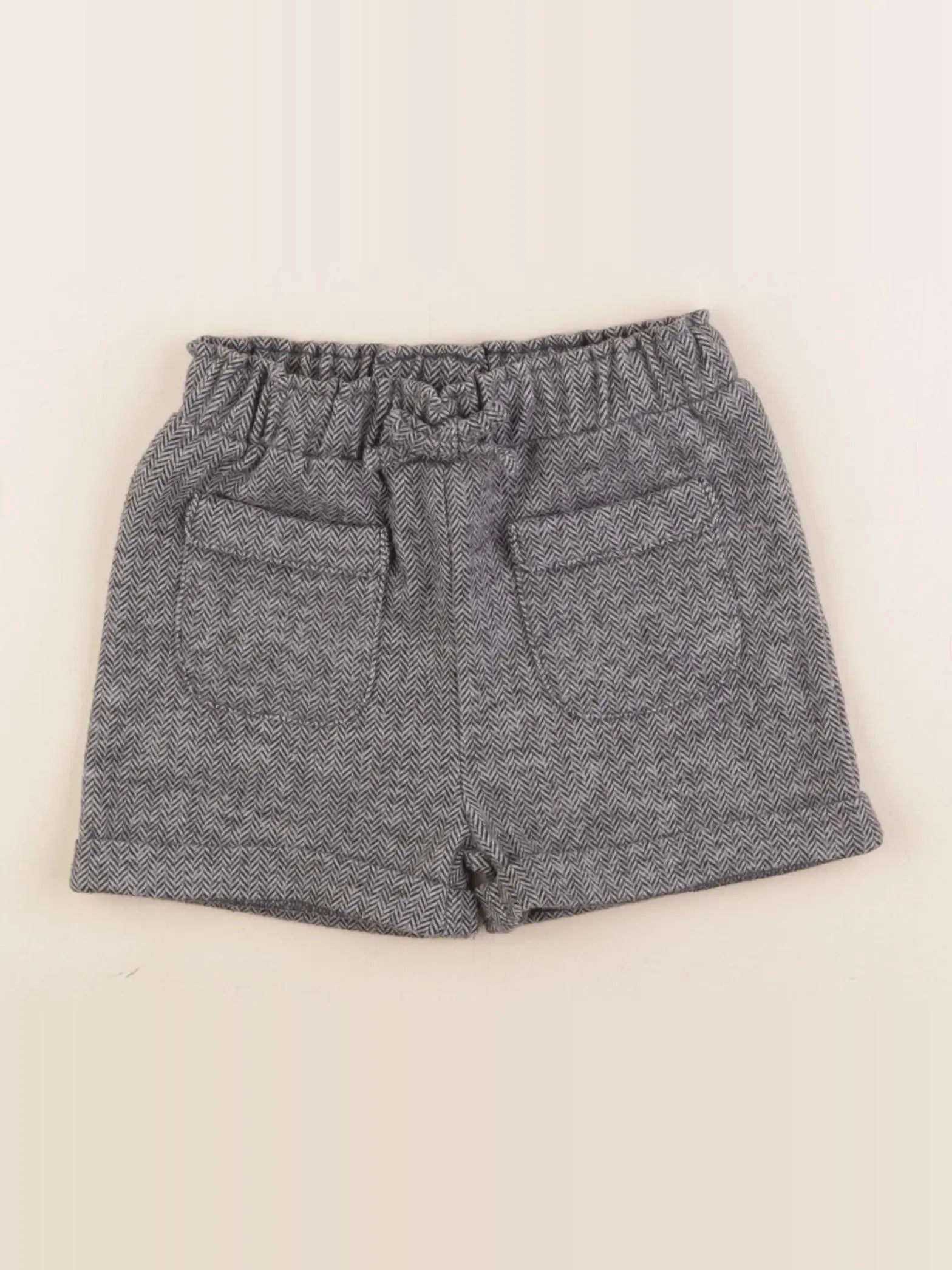 Vertbaudet - short gris - 18 mois