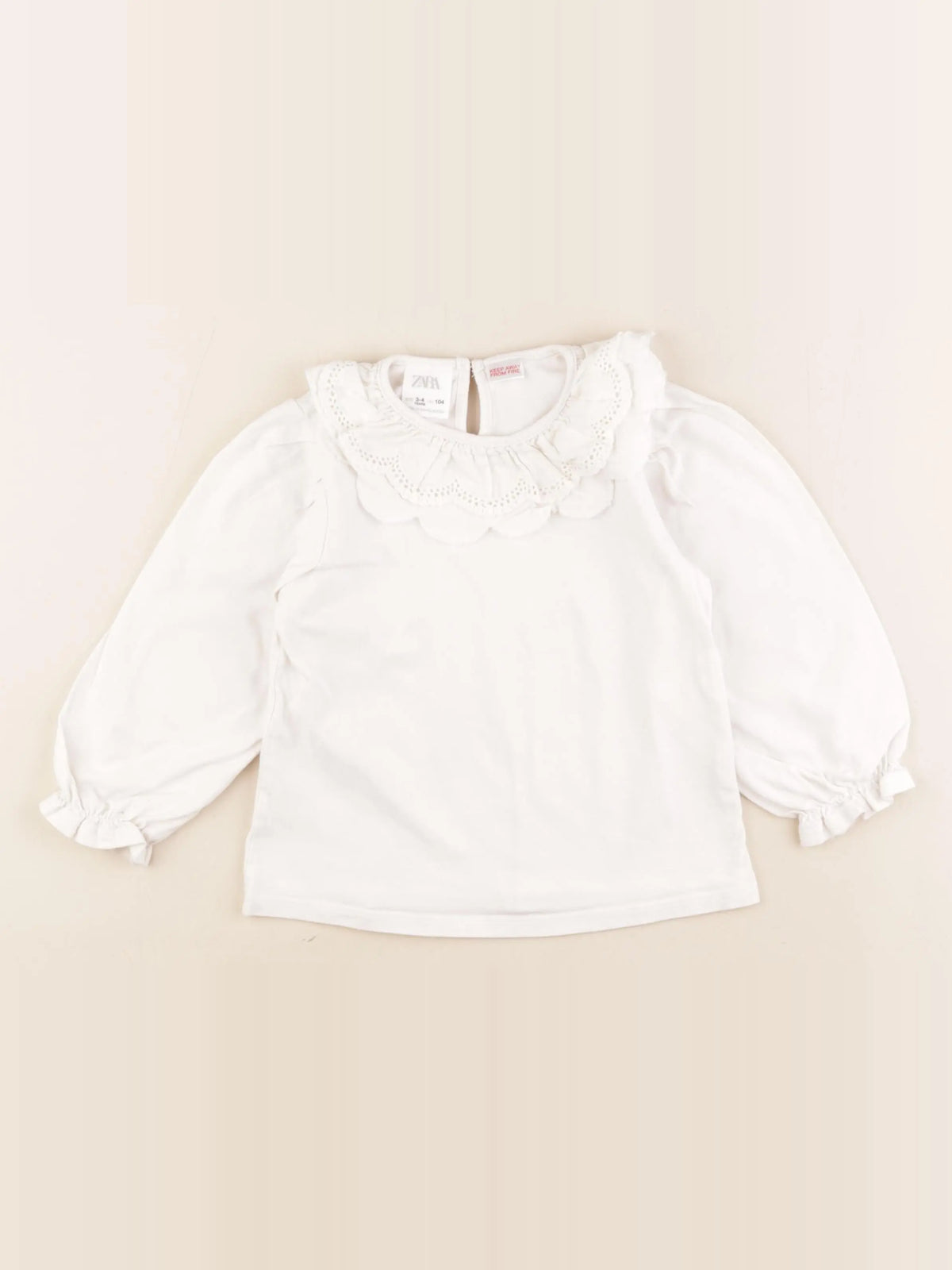 Zara - blouse beige - 5 ans