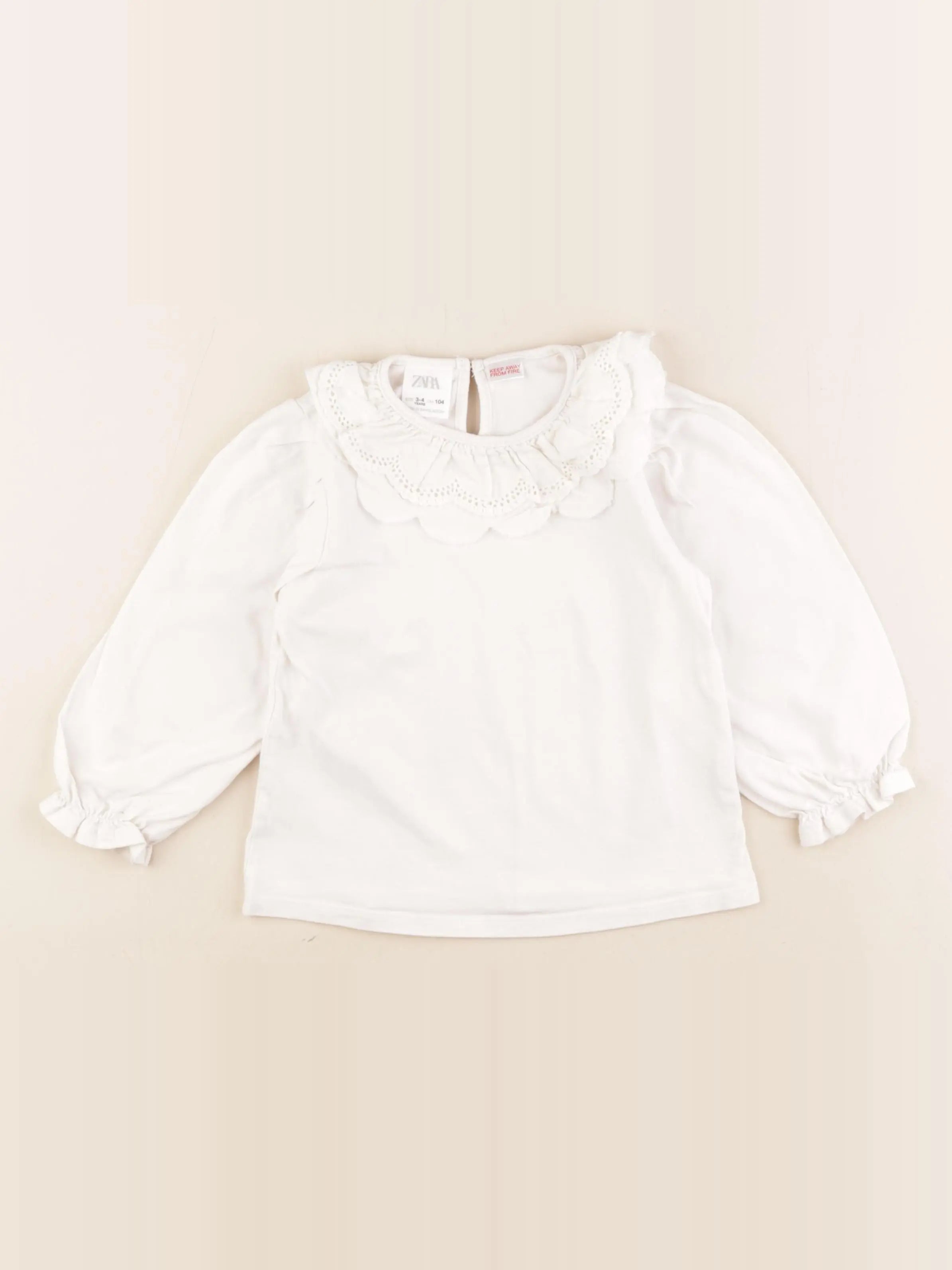Zara - blouse beige - 5 ans