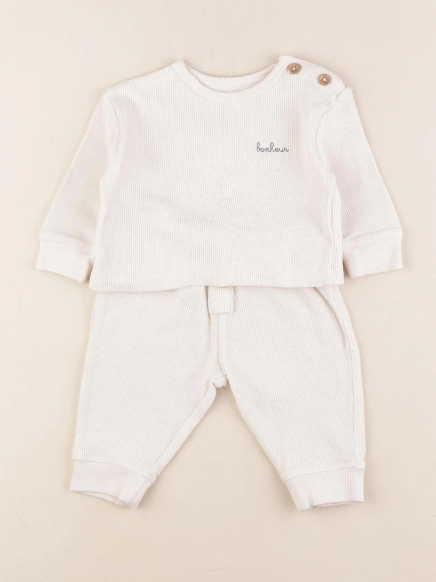Boutchou - ensemble beige - 3 mois