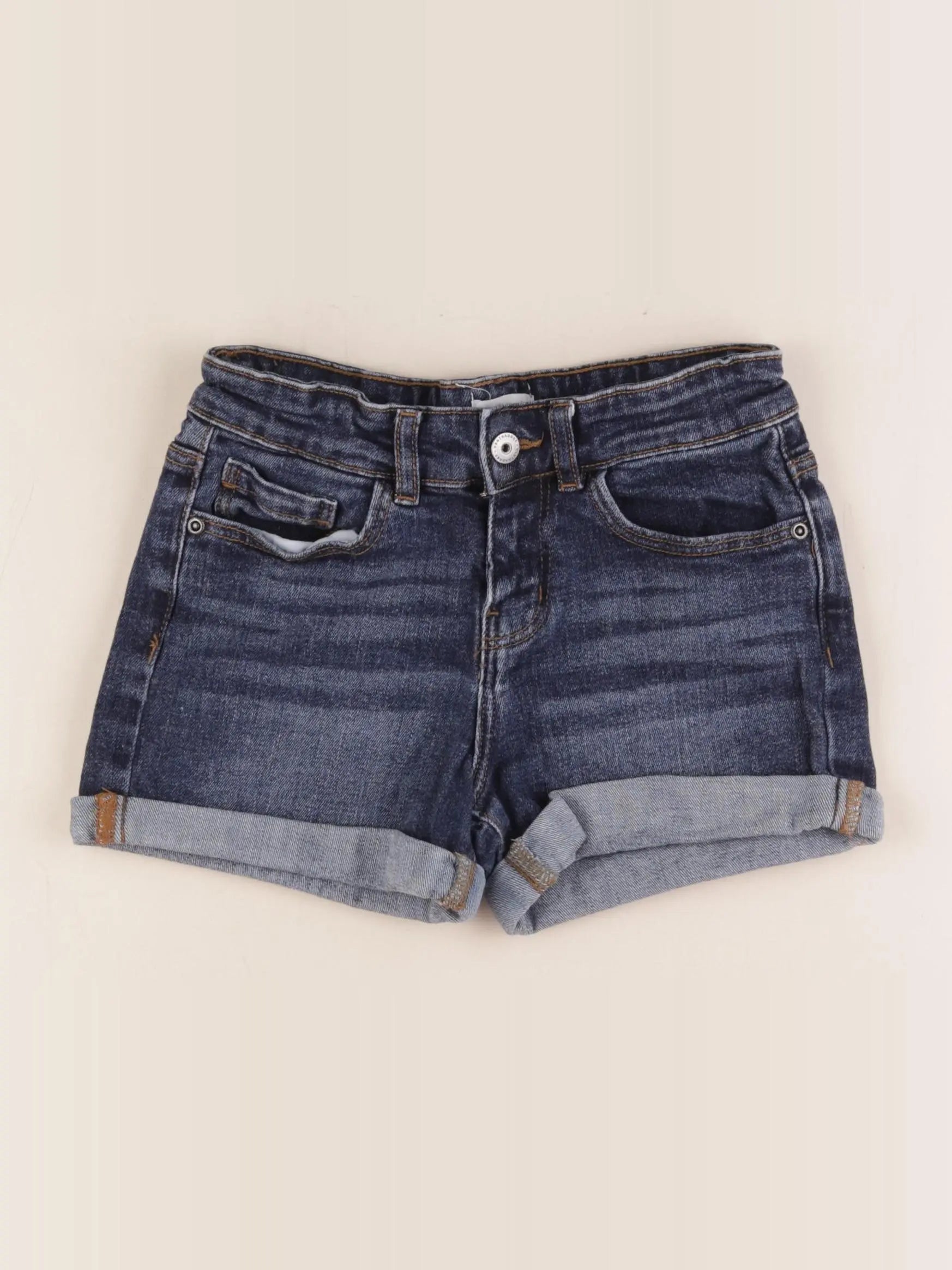 Vertbaudet - short bleu - 9 ans