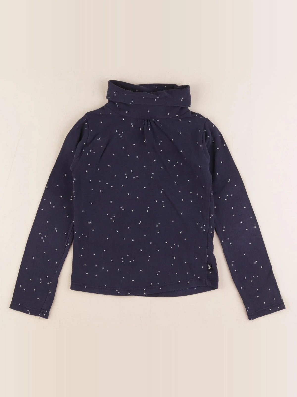 Okaidi - sous-pull bleu, argent - 4 ans