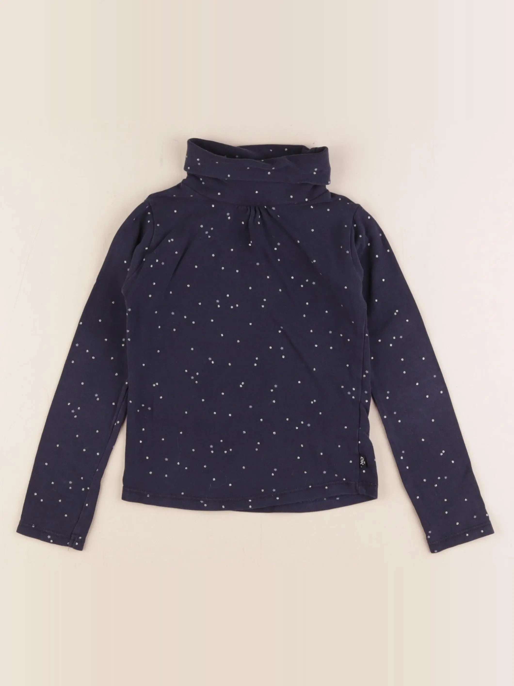 Okaidi - sous-pull bleu, argent - 4 ans