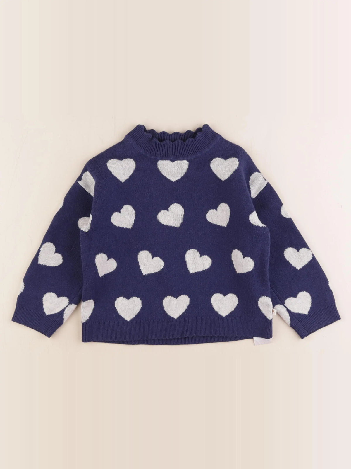 Bonton - pull bleu - 4 ans