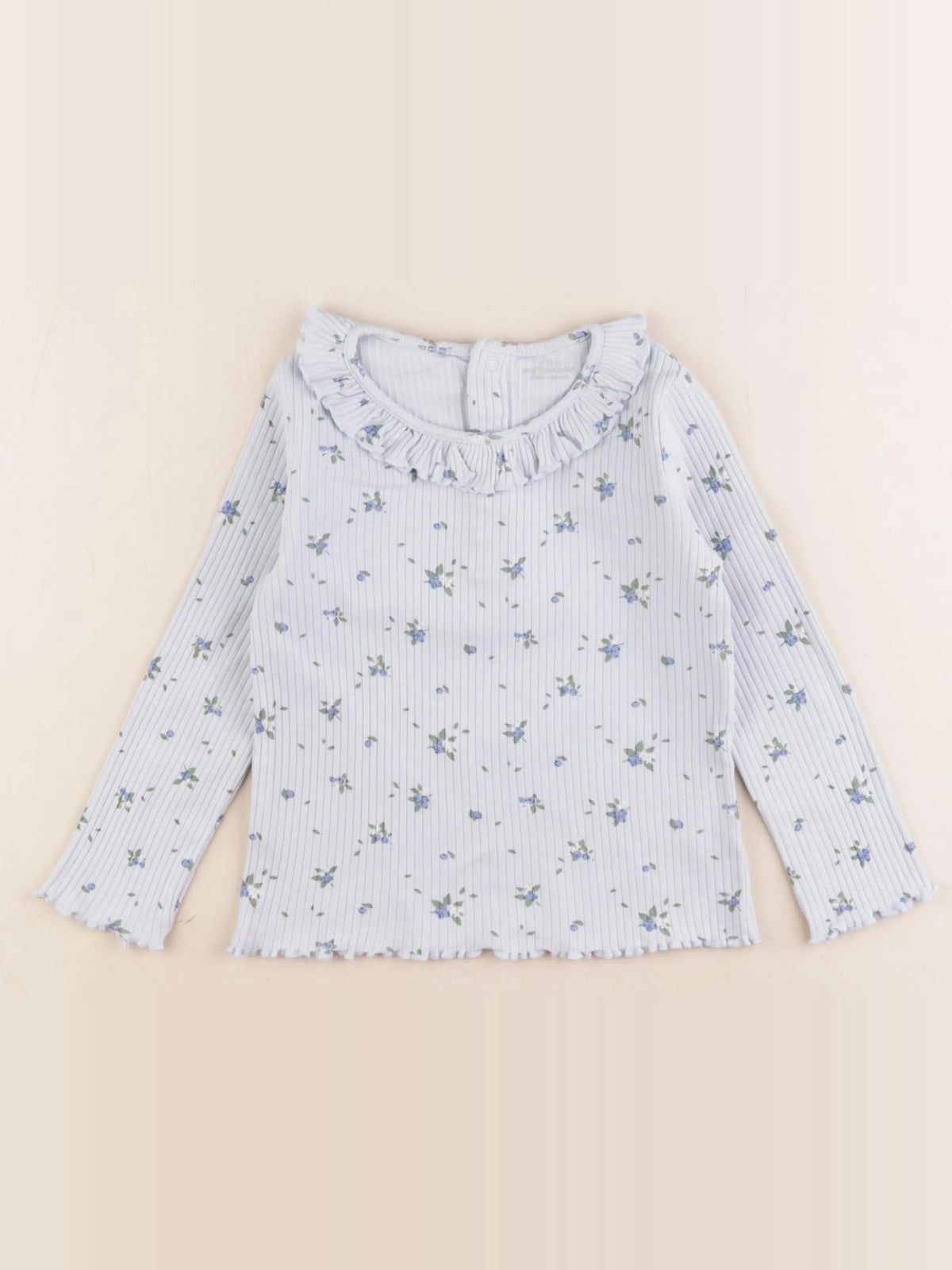 Vertbaudet - tee-shirt bleu - 2 ans