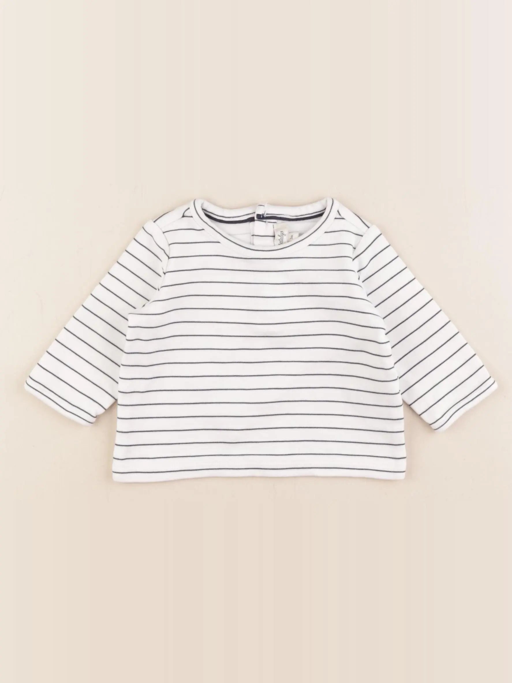 Natalys - tee-shirt blanc - 3 mois