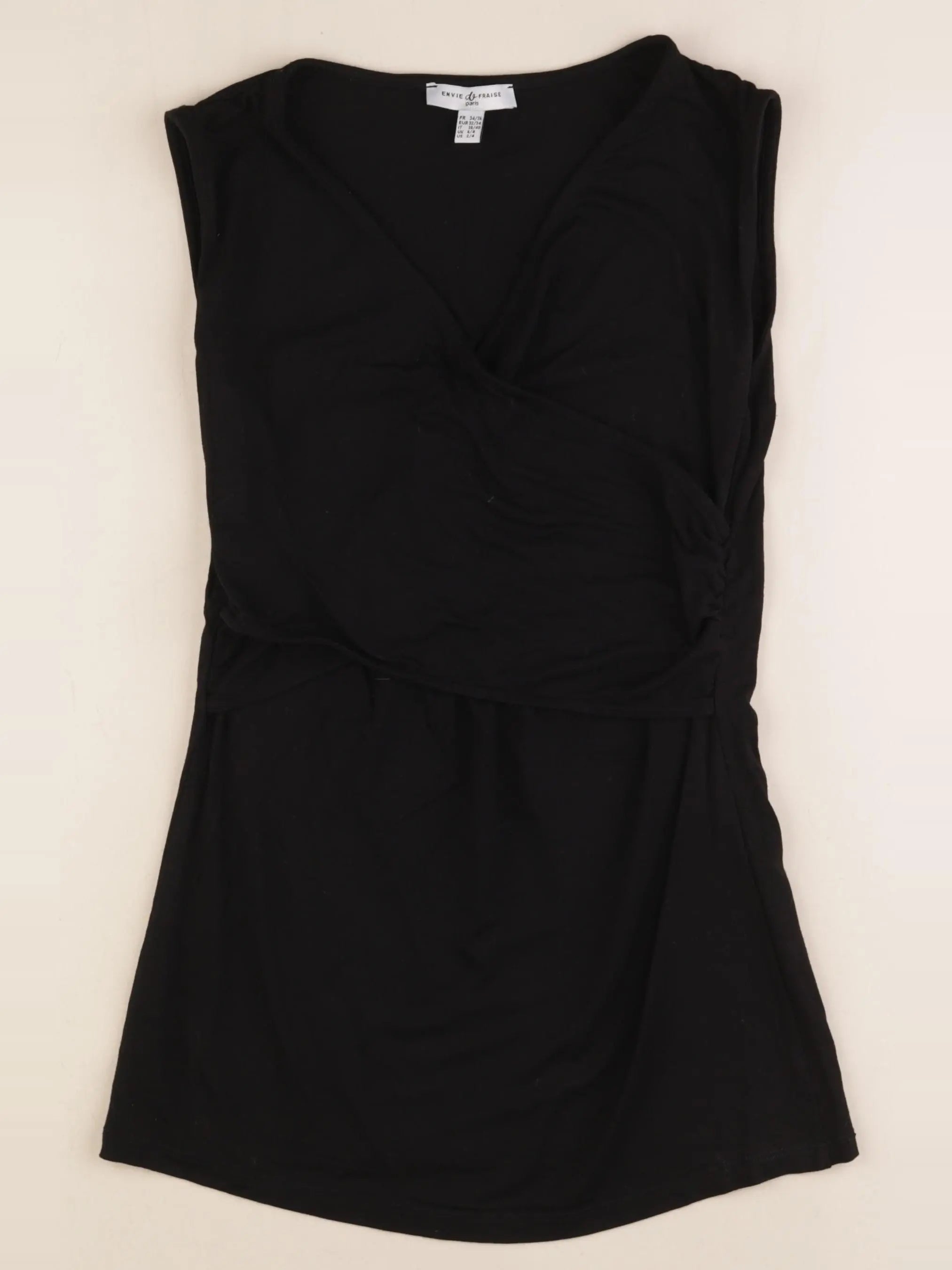 Envie de fraise - blouse grossesse noir - 34 à 36