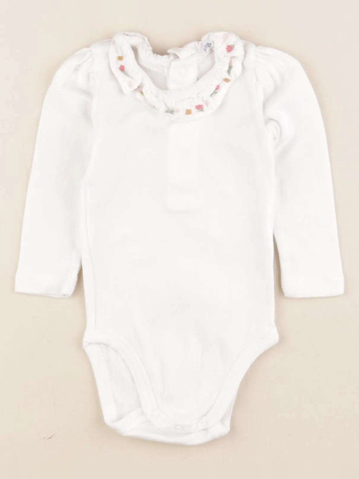 Boutchou - body à col blanc - 3 mois