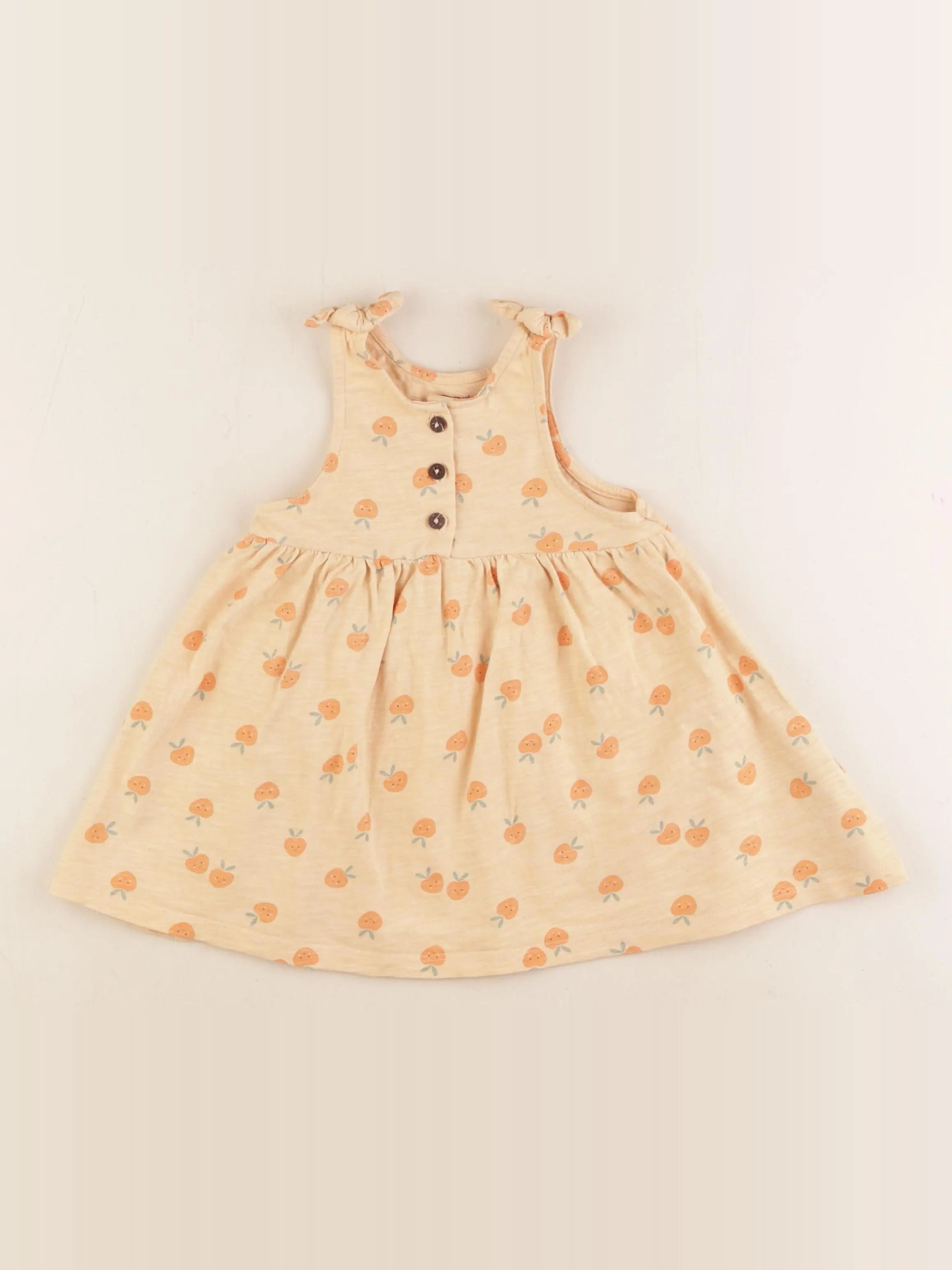 Vertbaudet - robe orange - 2 ans