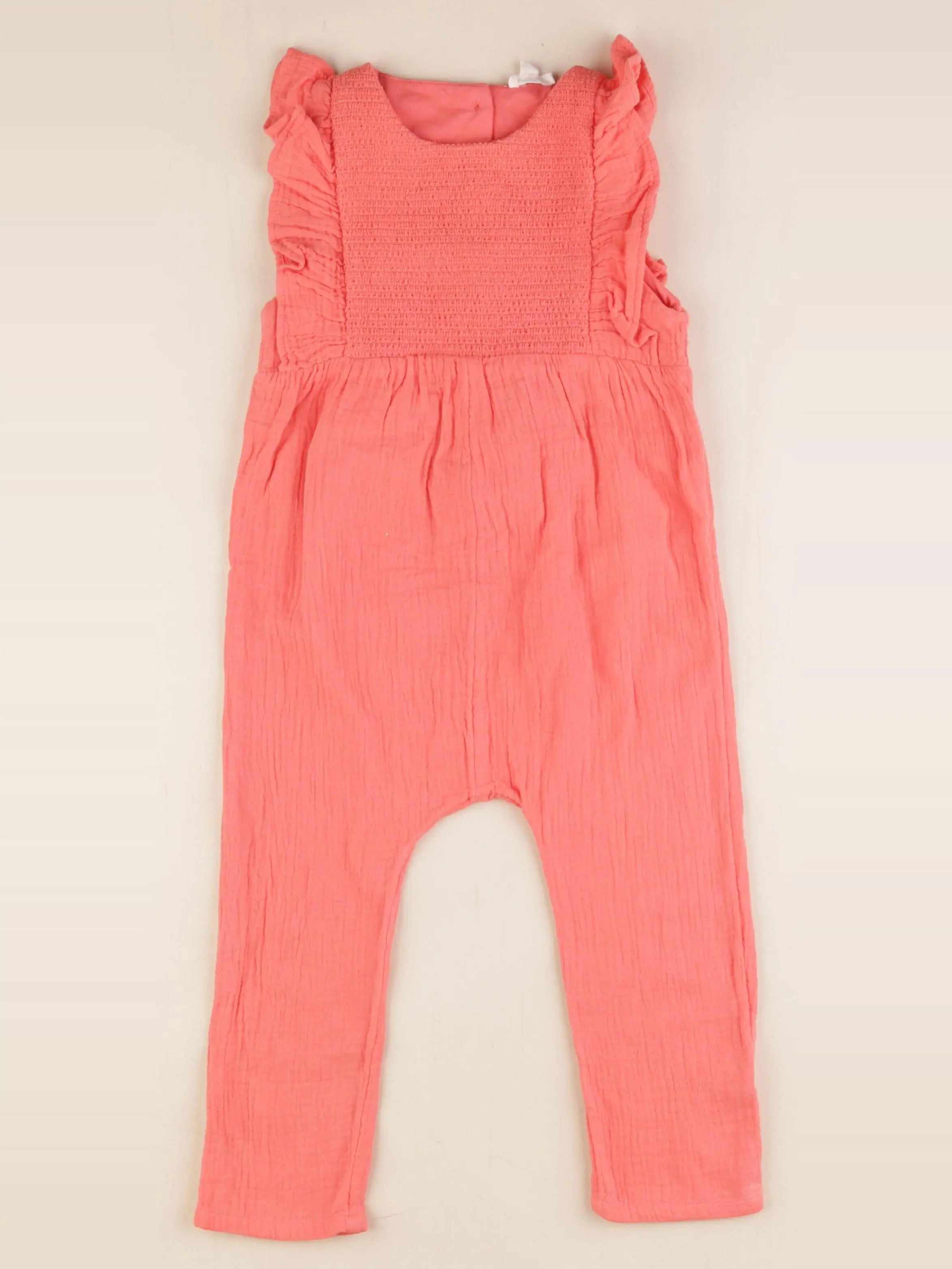 Vertbaudet - combinaison rose - 36 mois