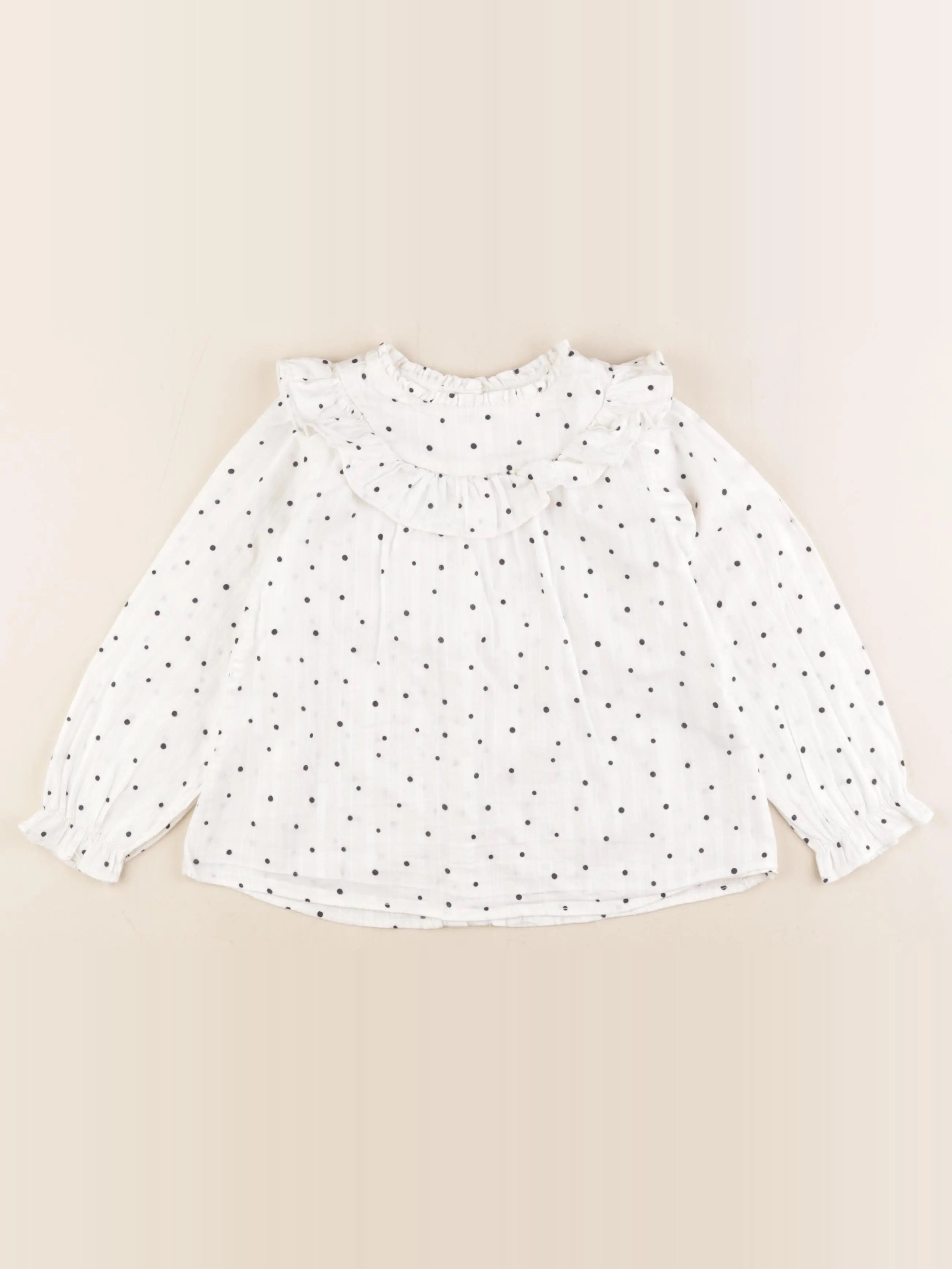 Zara - blouse blanc - 4/5 ans