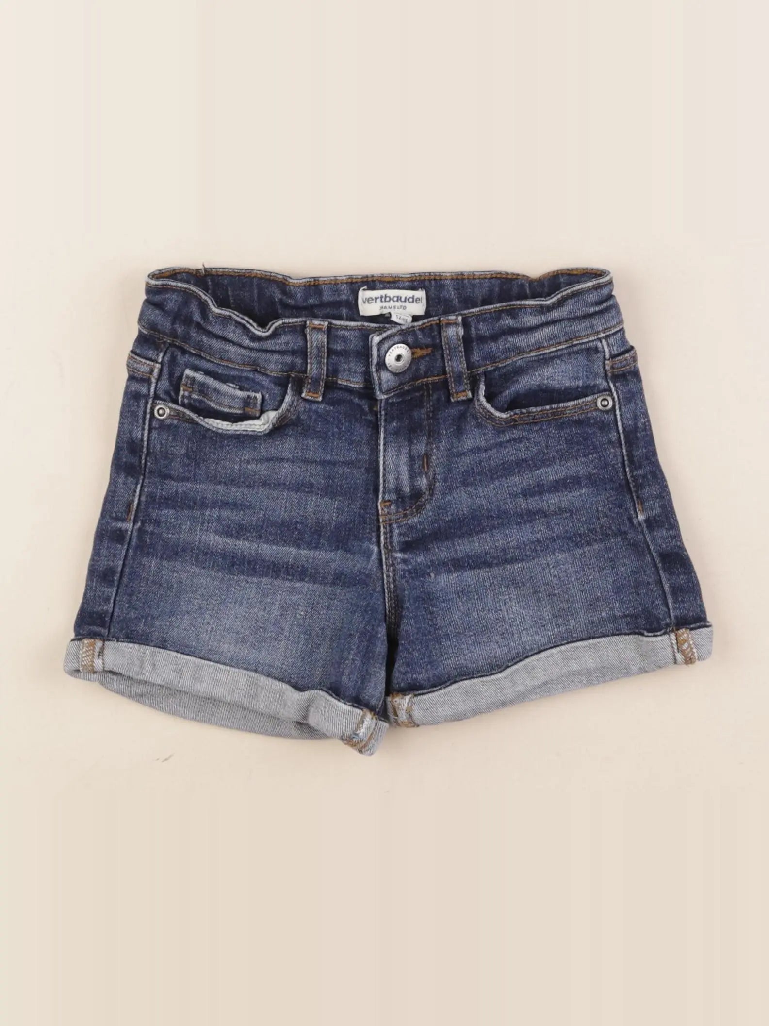 Vertbaudet - short bleu - 5 ans