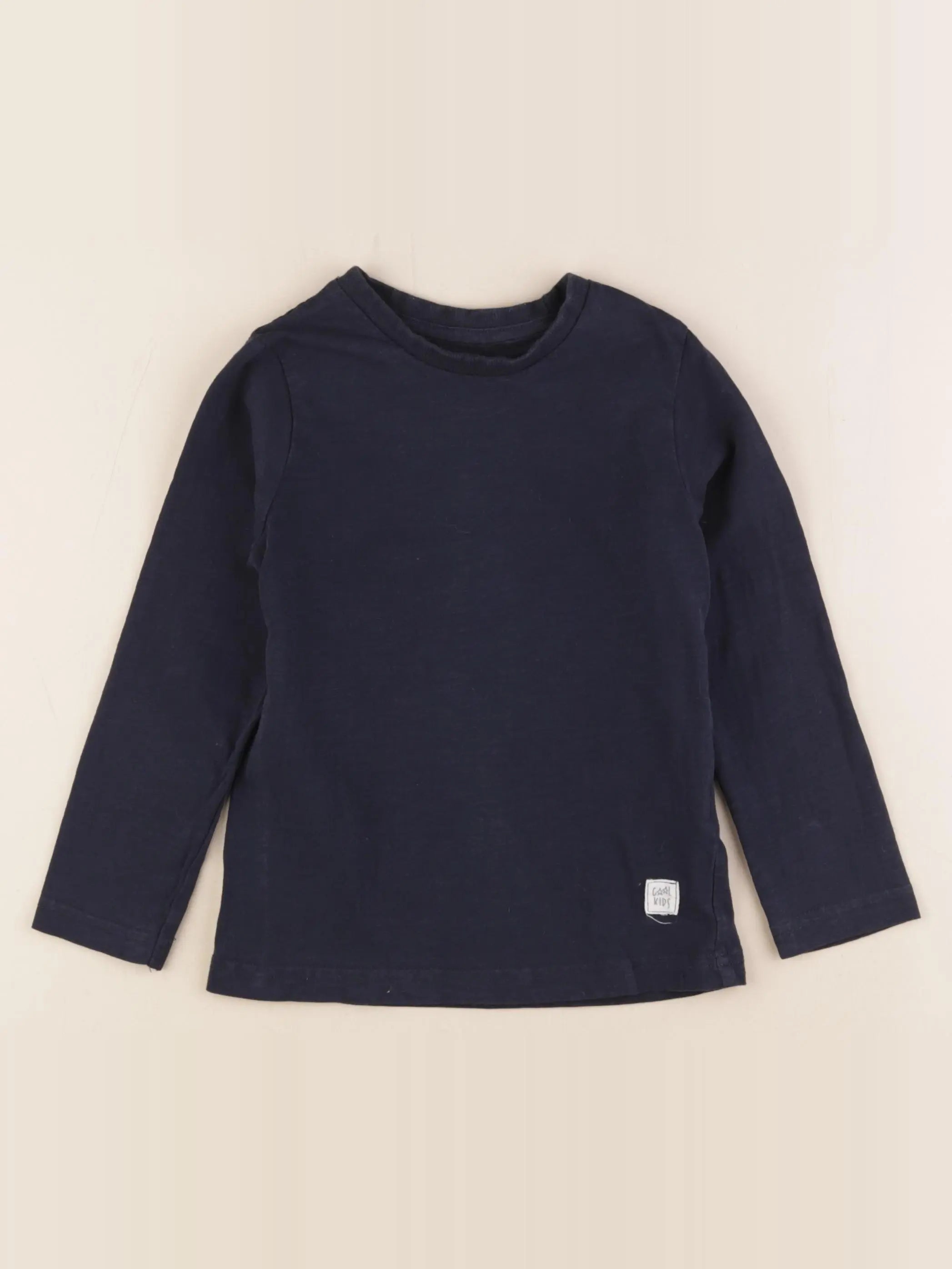 Vertbaudet - tee-shirt bleu - 5 ans