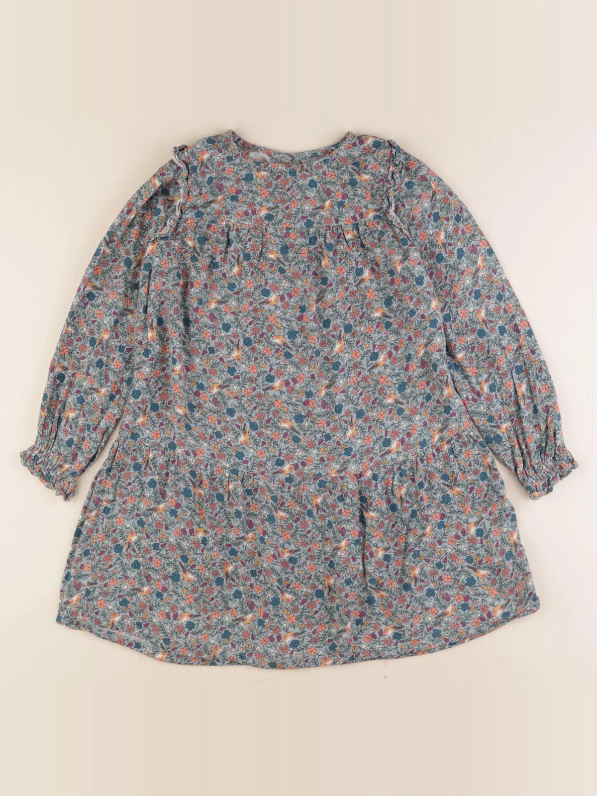 Vertbaudet - robe multicolore - 7 ans