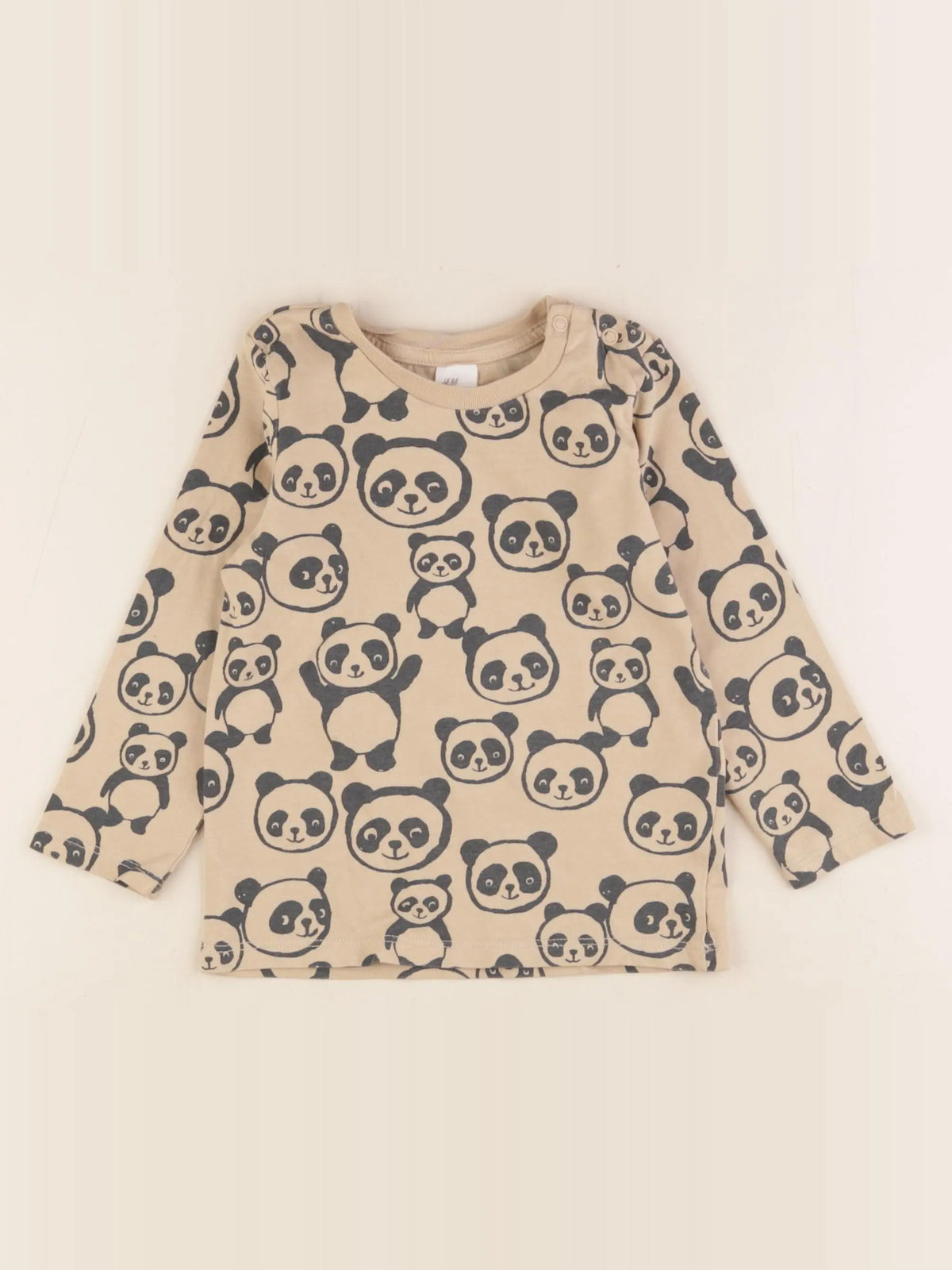 H&M - tee-shirt marron - 18/24 mois