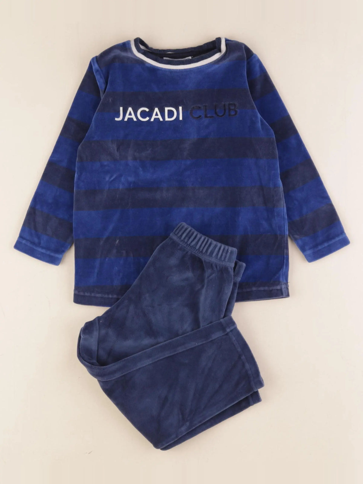 Jacadi - pyjama velours bleu - 2 ans