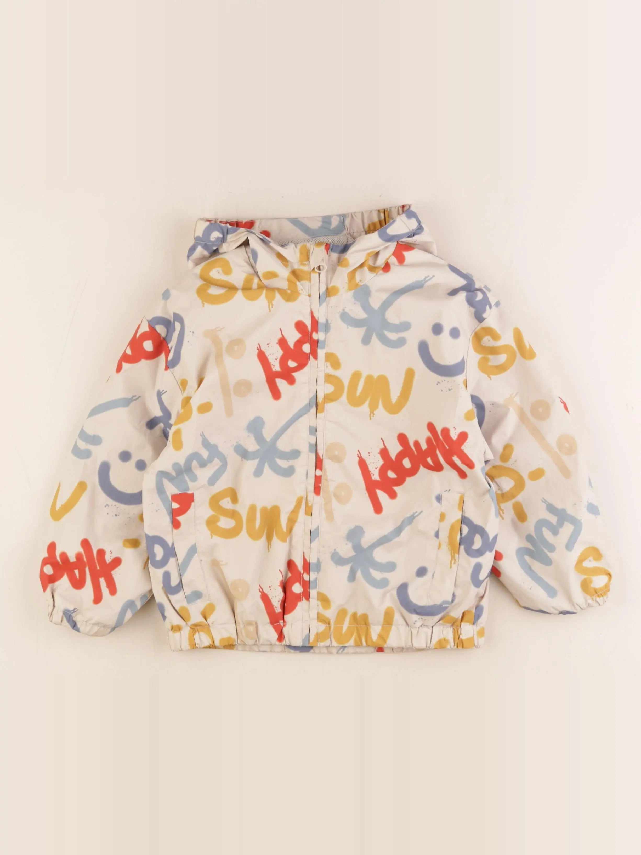 Vertbaudet - coupe-vent multicolore - 4 ans