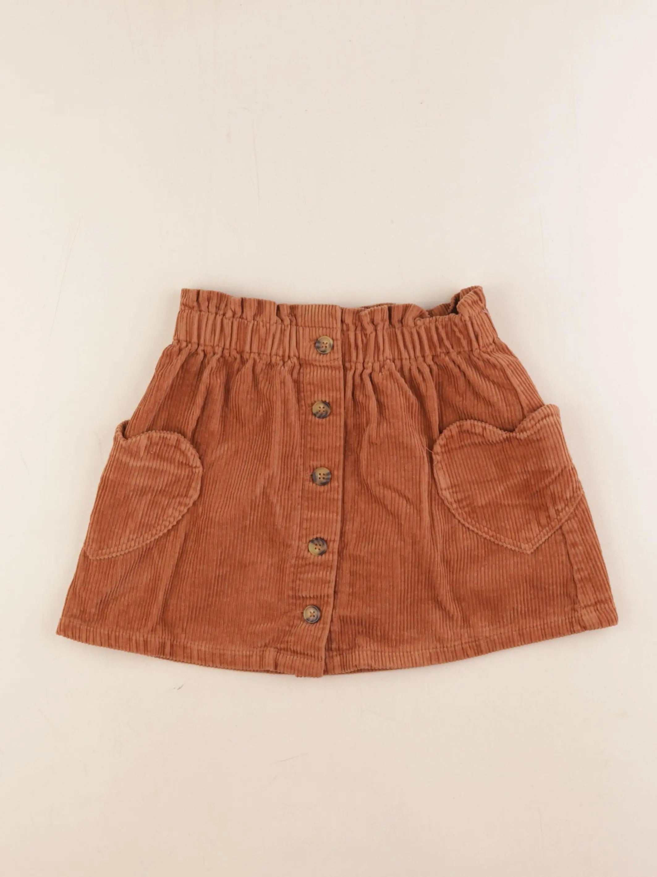 Vertbaudet - jupe marron - 8 ans