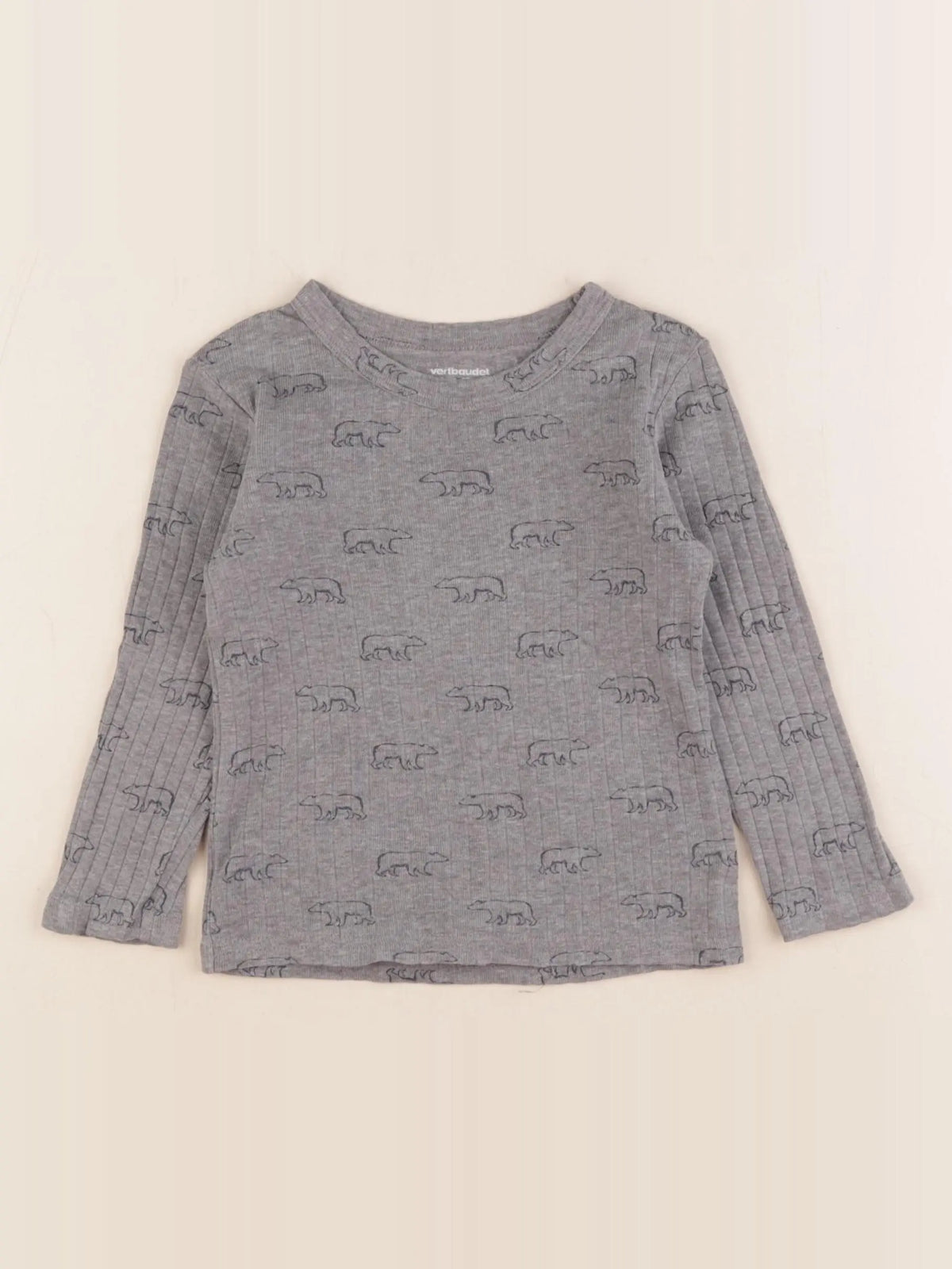 Vertbaudet - maillot de corps gris - 3 ans
