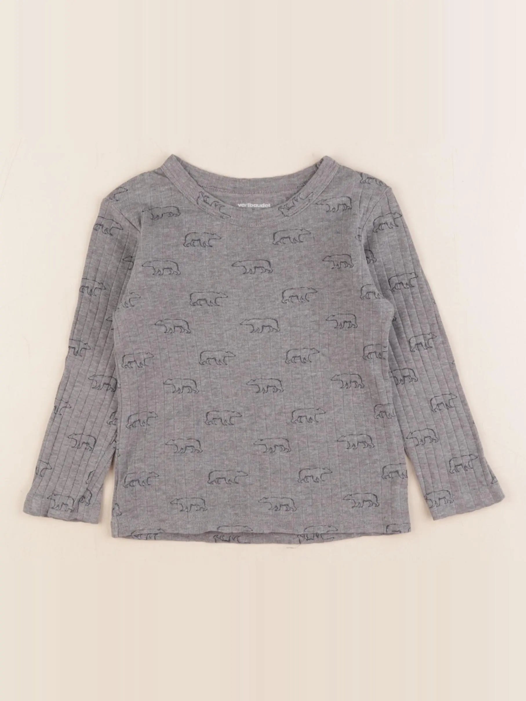 Vertbaudet - maillot de corps gris - 3 ans