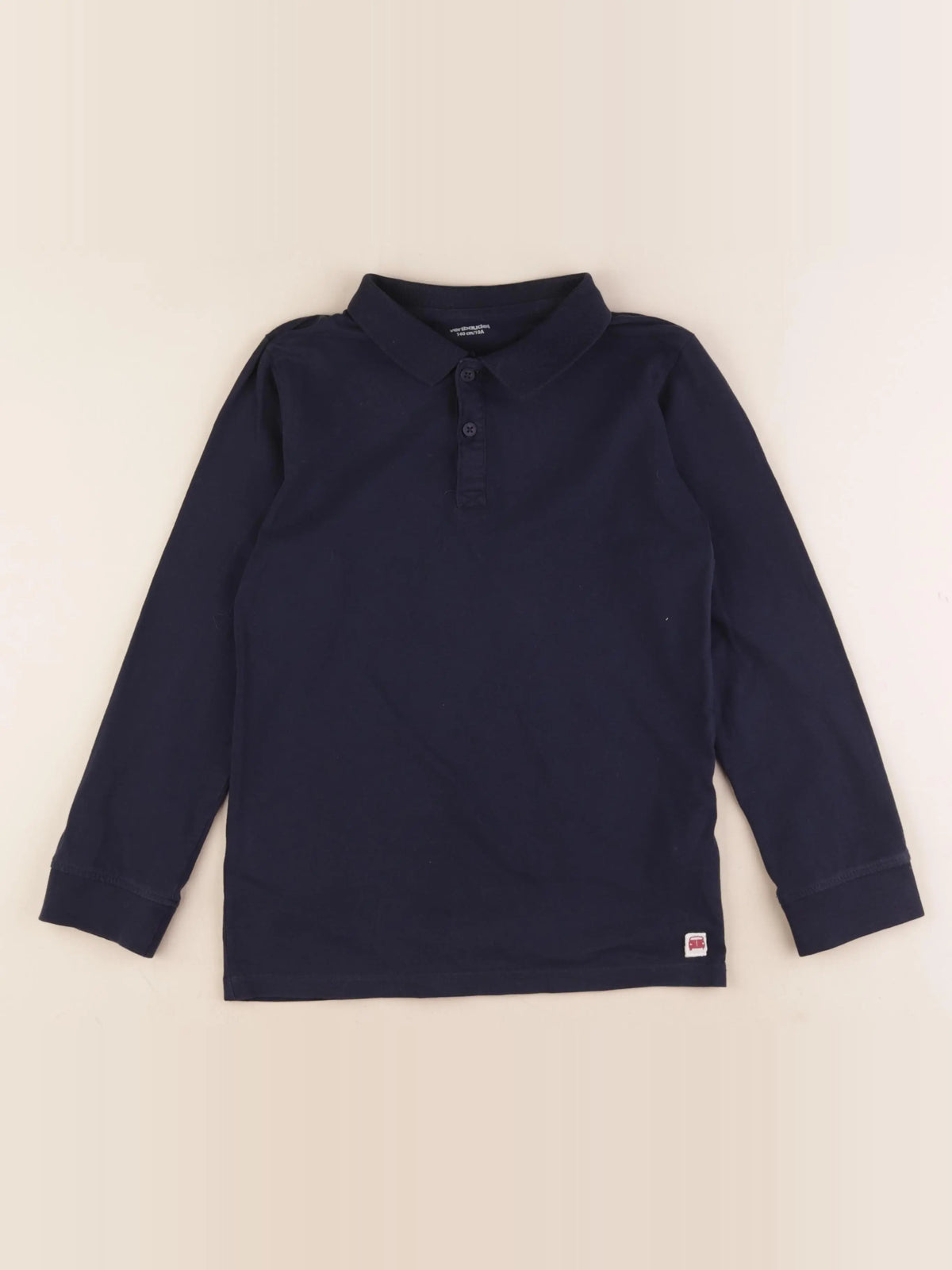 Vertbaudet - polo bleu - 10 ans